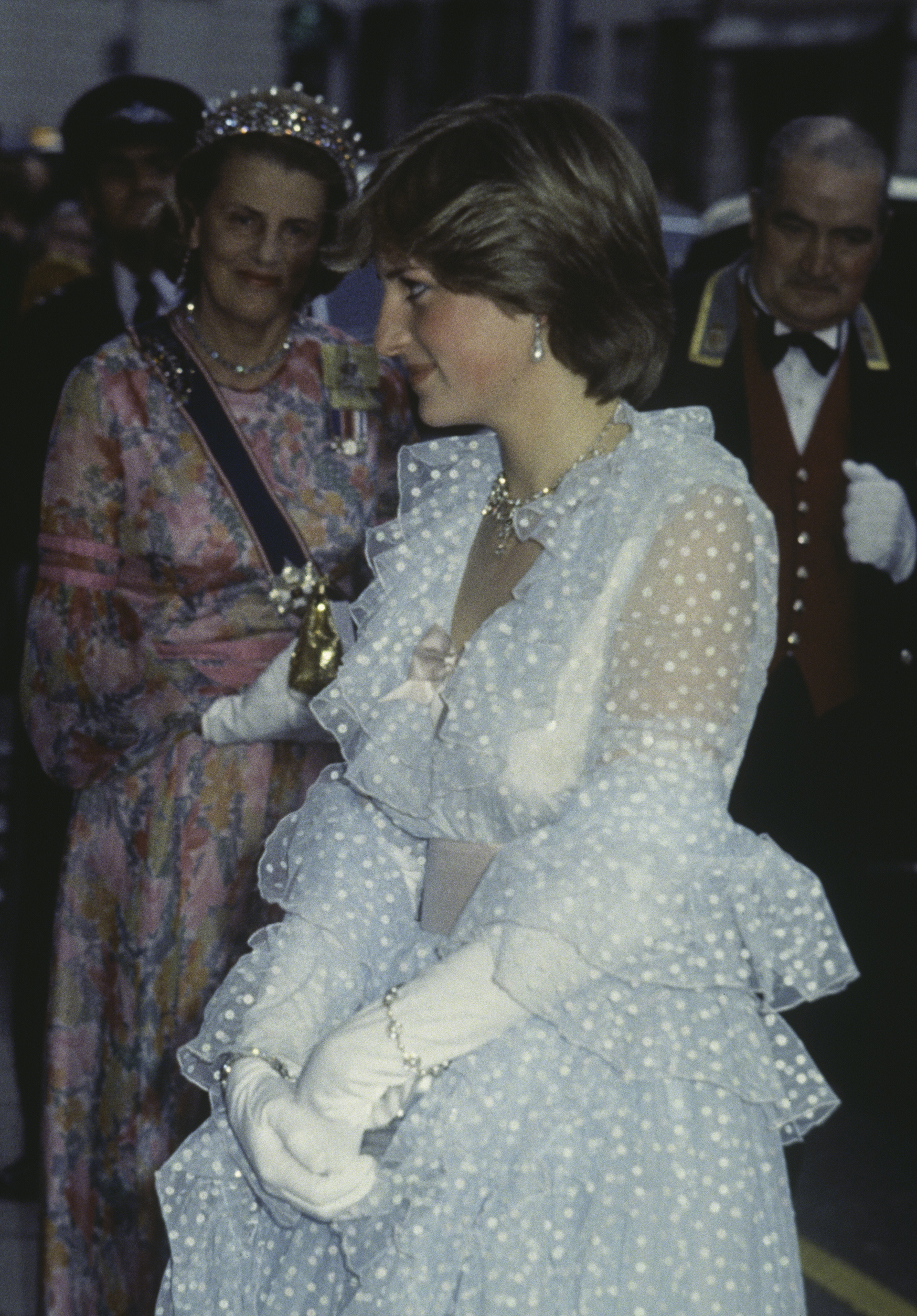 Diana Spencer (1961 -1997) durante un compromiso real en 1981