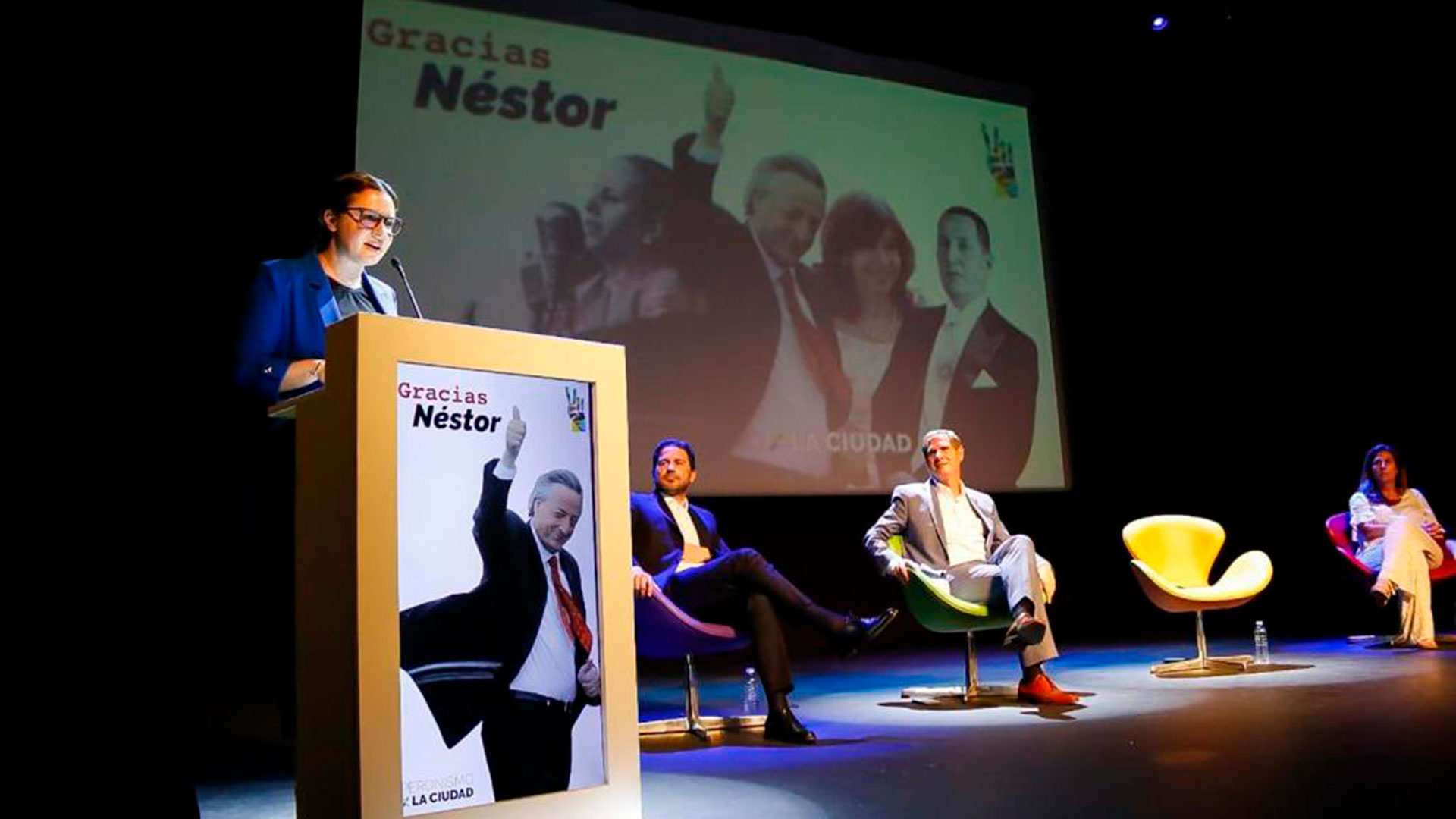 Gisela Marziotta encabezó el homenaje del peronismo porteño a Néstor Kirchner