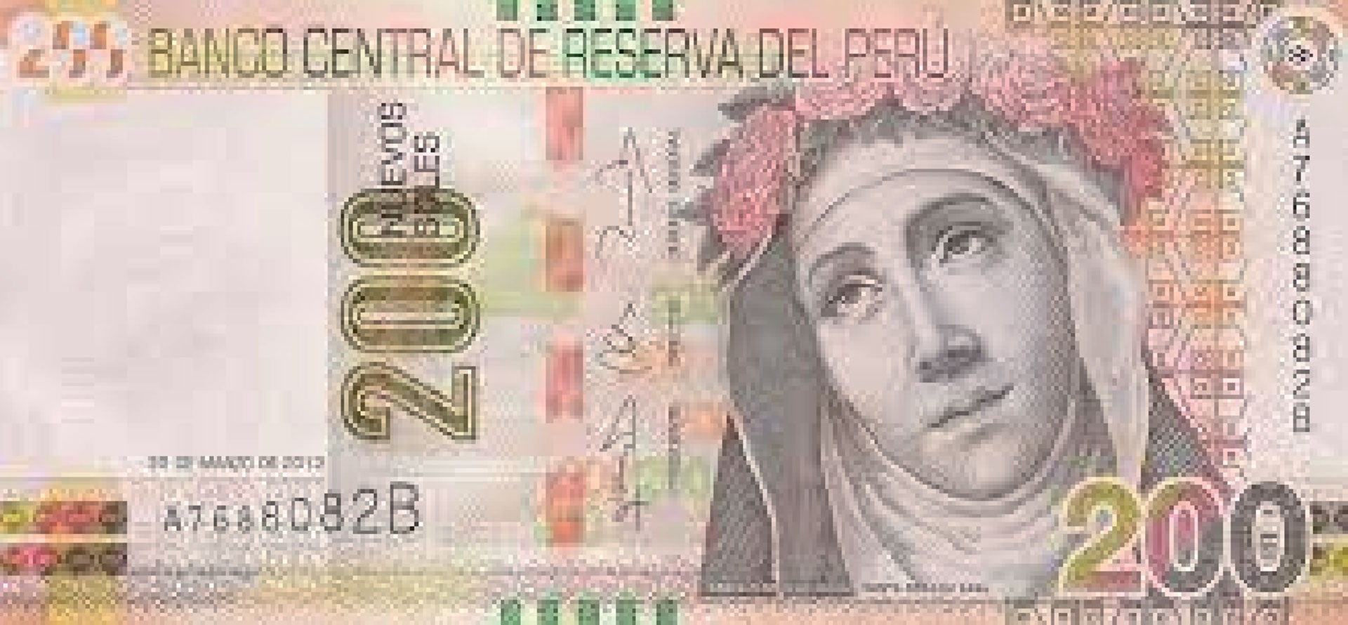 PERÚ Sol Peruano: S 200 = USD 52.33 USD1 = S 3.82