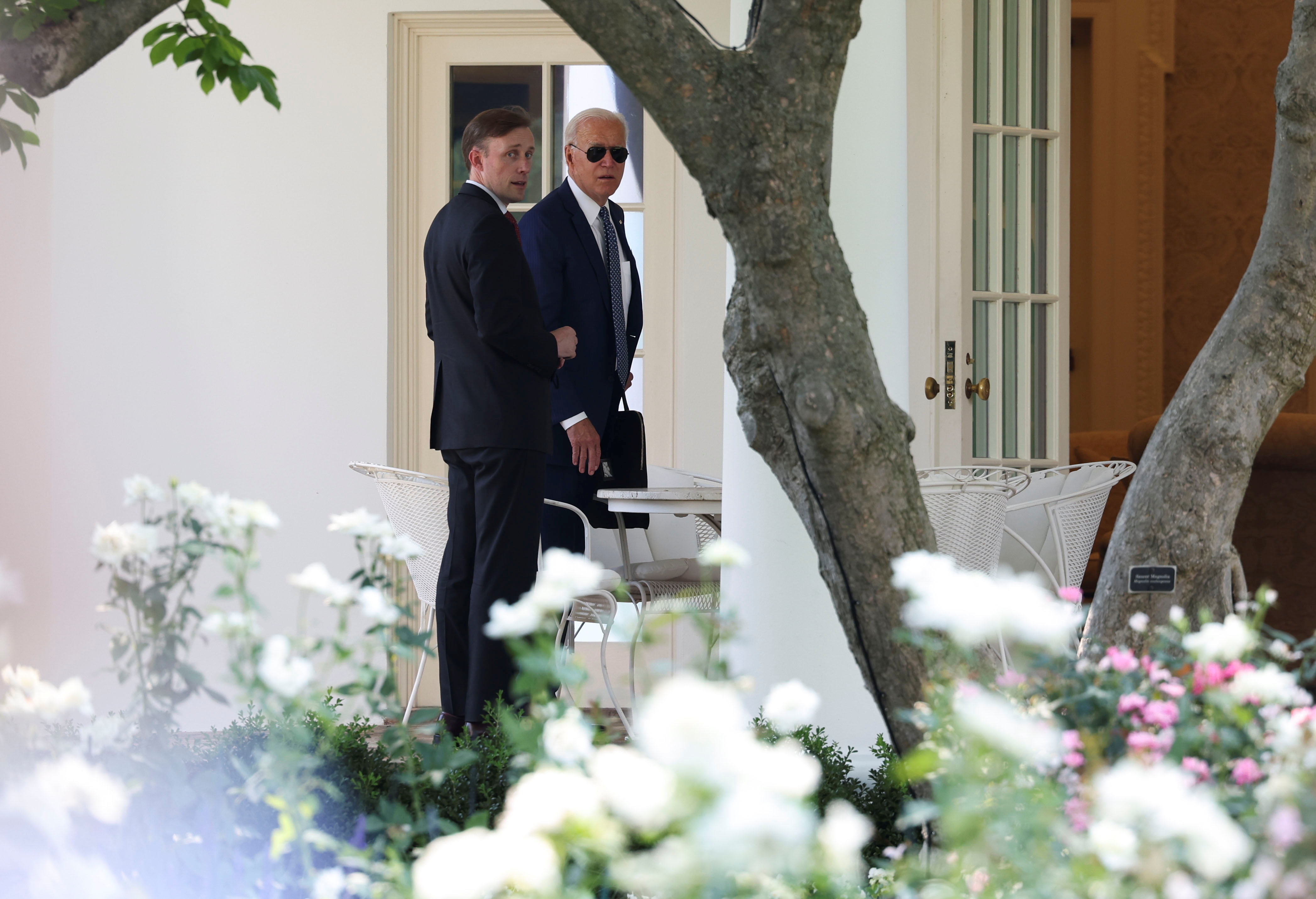 El presidente Biden tuvo un encuentro con funcionarios de inteligencia (FOTO: REUTERS)