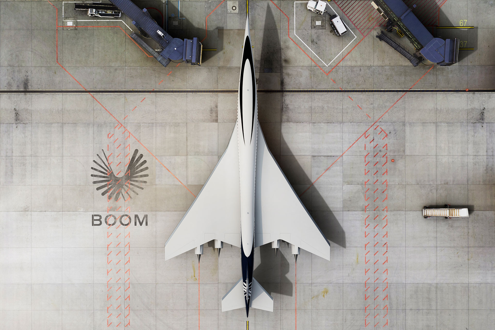 El primer modelo supersónico de Boom Supersonic iniciaría su fabricación en 2024, no será hasta el 2025 que el avión saldrá de la línea de ensamblaje, y sus operaciones con pasajeros no serían posibles hasta el 2029. (REUTERS)