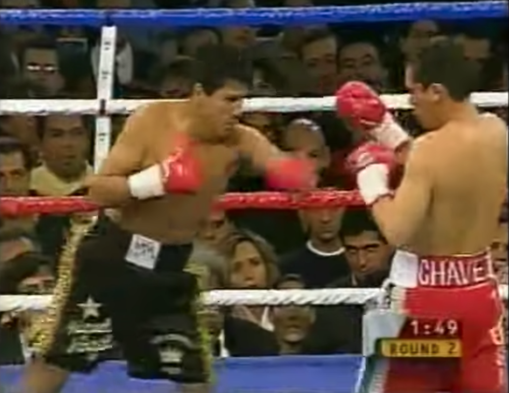 Miguel Ángel González empató en una pelea por título ante Julio César Chávez (Foto: Captura de pantalla/YouTube@Julio Cesar Chavez)