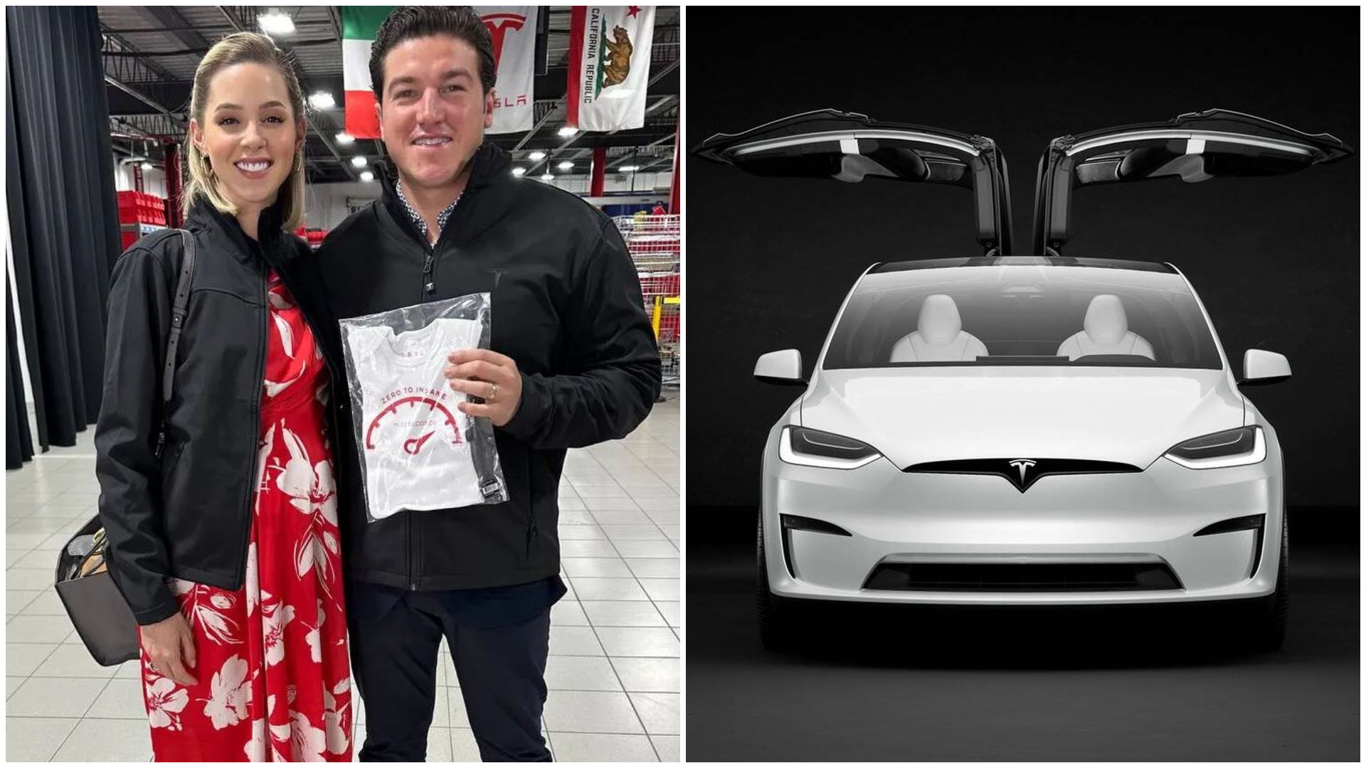 Cuánto cuesta la camioneta Tesla que Samuel García le regaló a Mariana Rodríguez en San Valentín