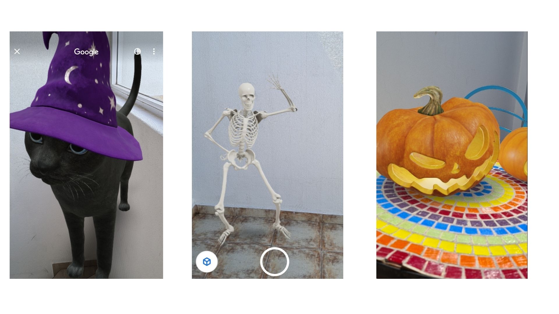 Google añadió objetos en 3D al buscador para celebrar Halloween