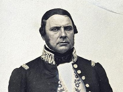 Justo José de Urquiza, el jefe de la Confederación. Fue el primer presidente de un país que, por entonces, estaba dividido