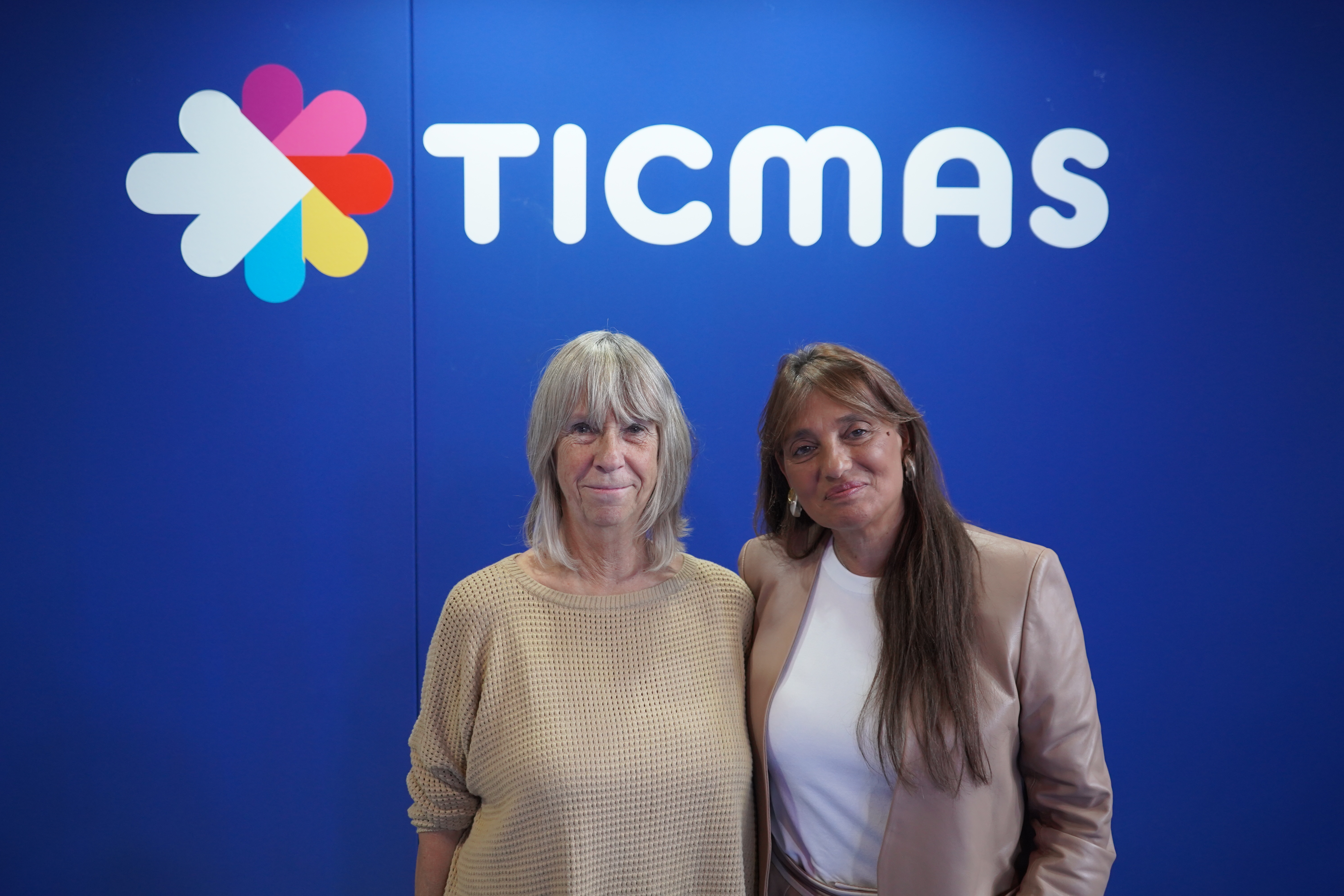 Silvia Torres Carbonell, CEO of Wise, together with Viviana Zocco, CEO of Ticmas (photo: Agustin Brashich)