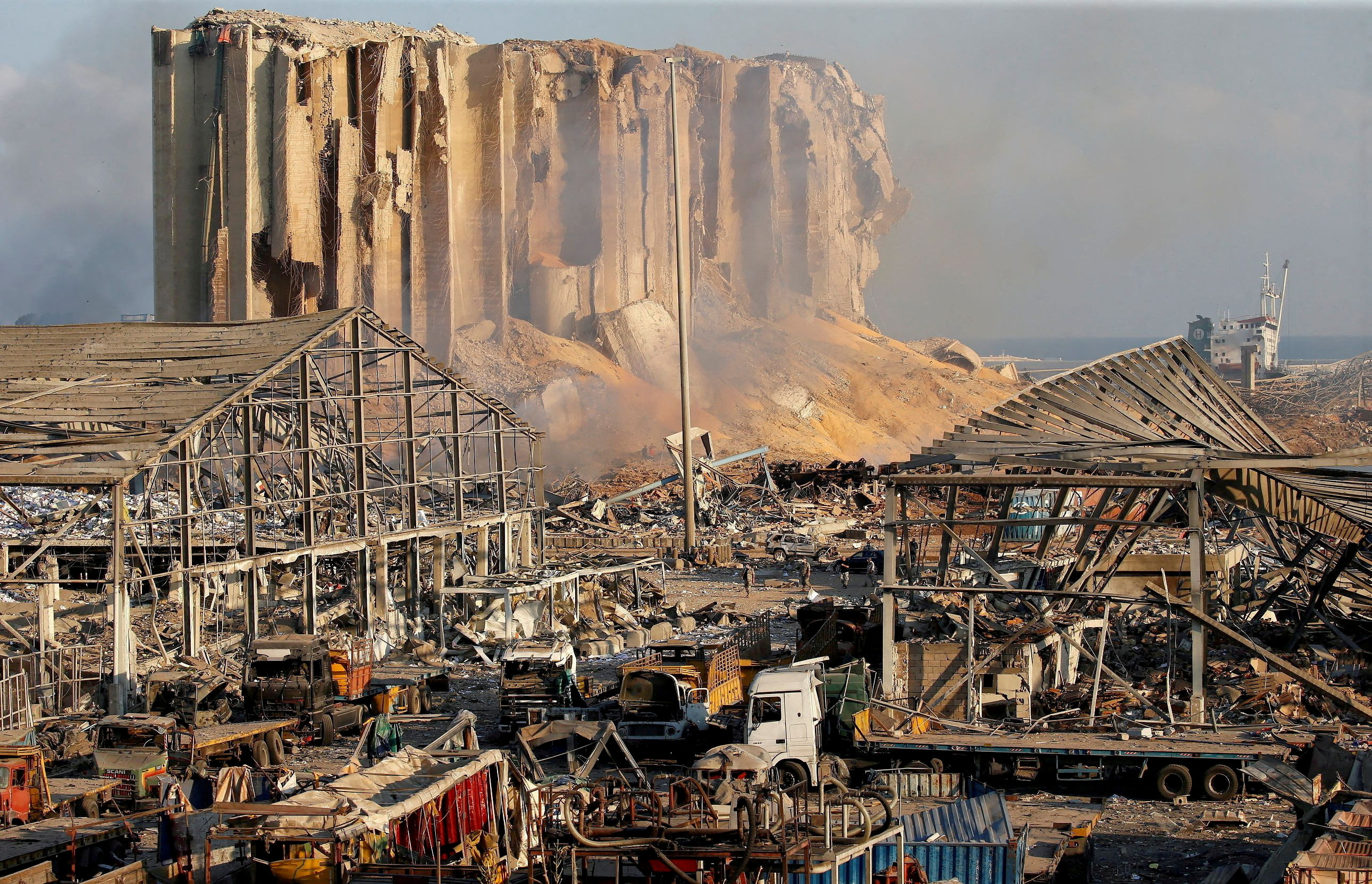 En la explosión ocurrida en agosto de 2020 murieron 218 personas (REUTERS/Mohamed Azakir)