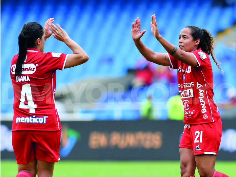 América de Cali y Santa Fe con cupo asegurado a las finales de la Liga Femenina en Colombia