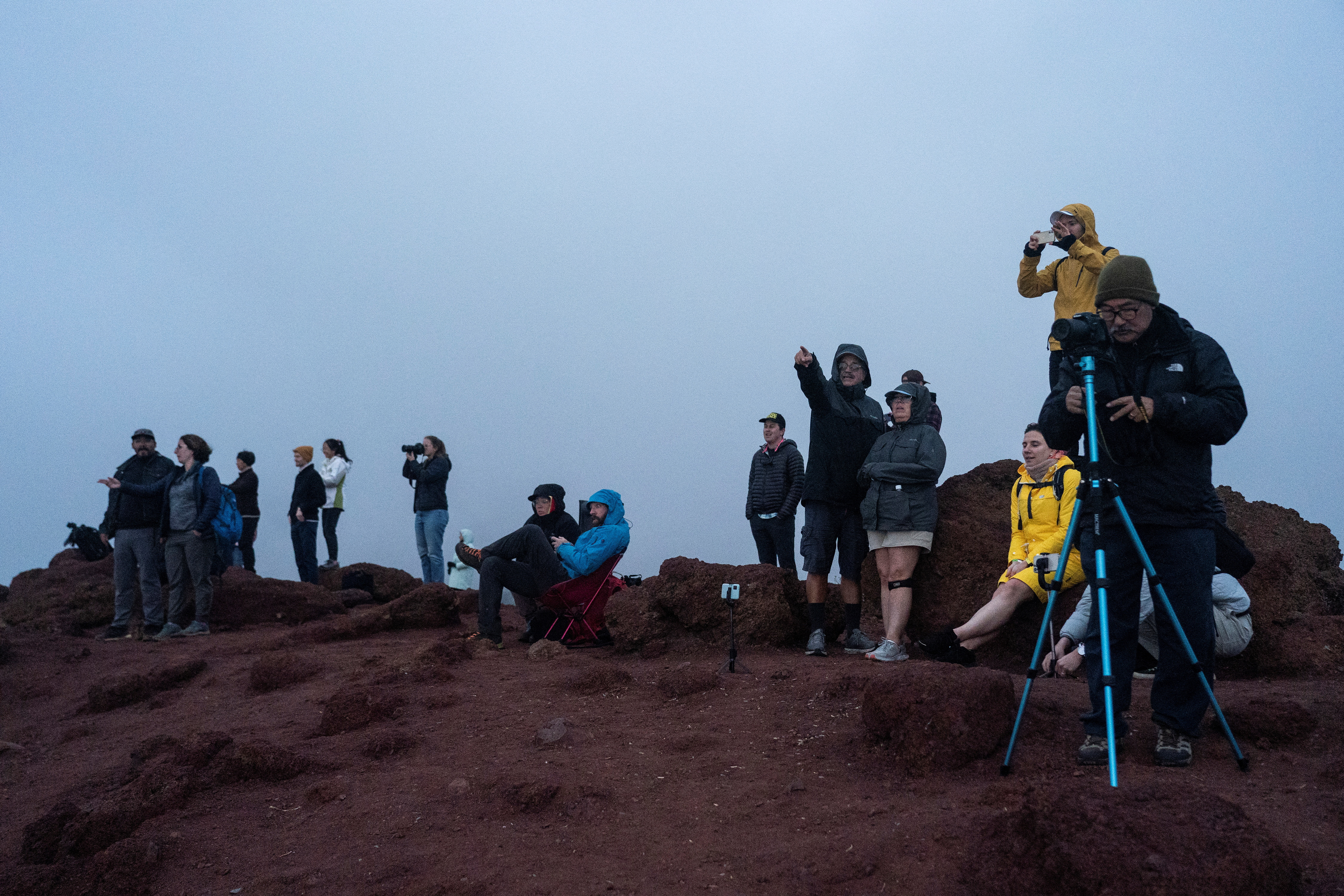 Estos hablantes dijeron que consideraban a los volcanes como seres vivos que, en determinadas circunstancias, compartirían poder y conocimientos con los humanos (REUTERS/Go Nakamura)