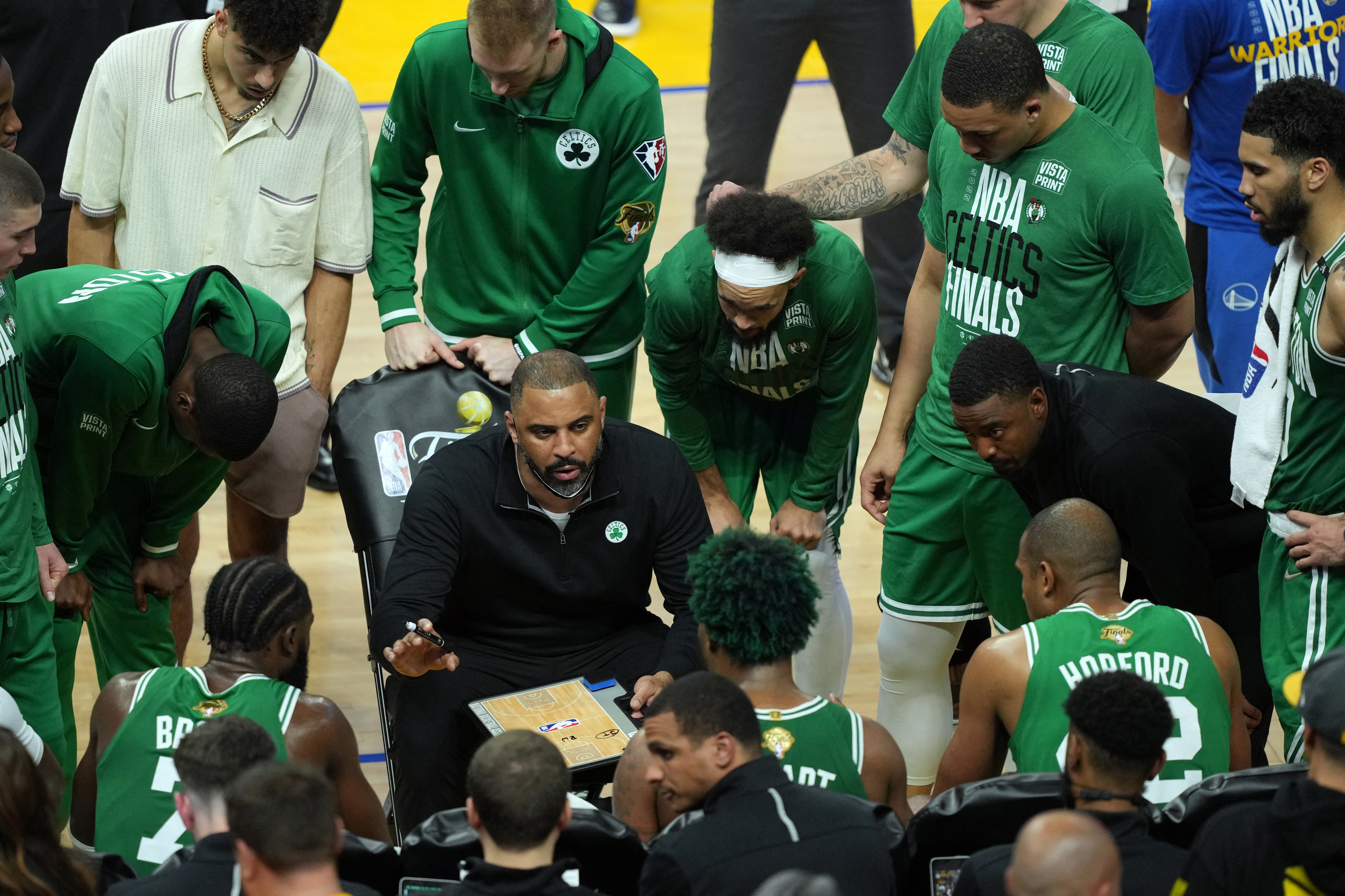 Los Boston Celtics suspendieron a Ime Udoka (Credit: Darren Yamashita-USA TODAY Sports)