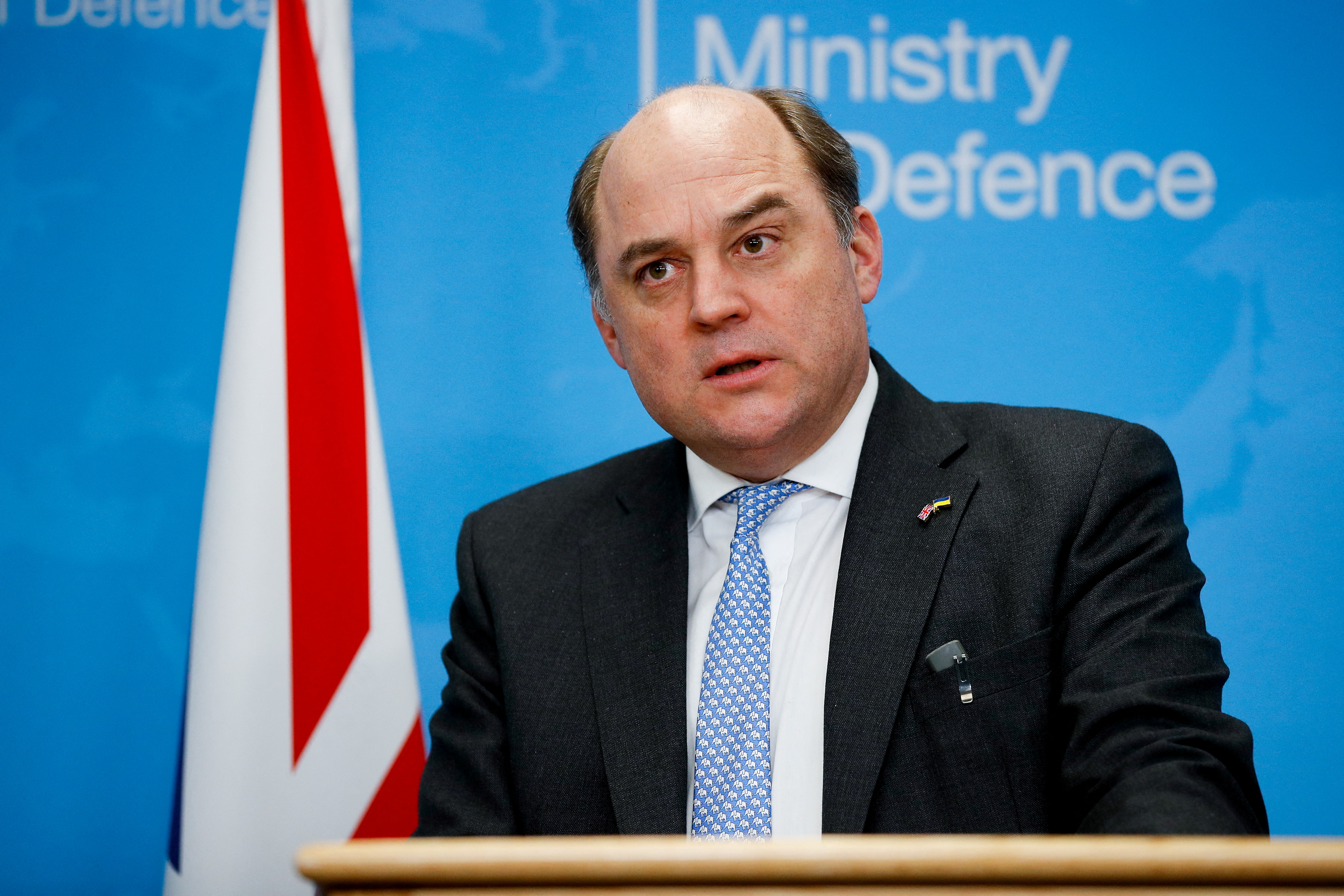 El ministro de defensa británico Ben Wallace (REUTERS/Peter Nicholls)