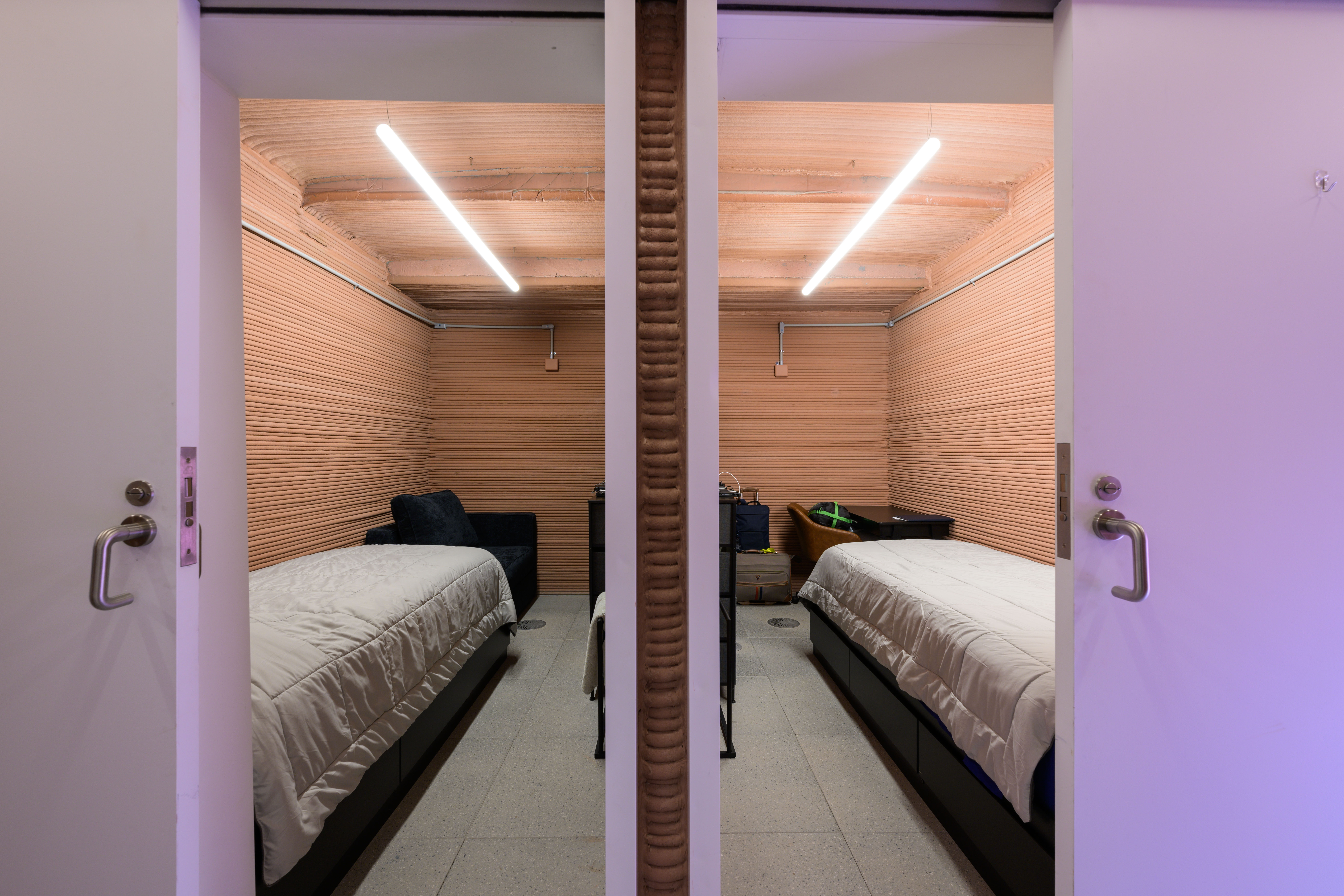 Cuatro dormitorios tiene el hábitat de los tripulantes (PHOTOGRAPHER: BILL STAFFORD)