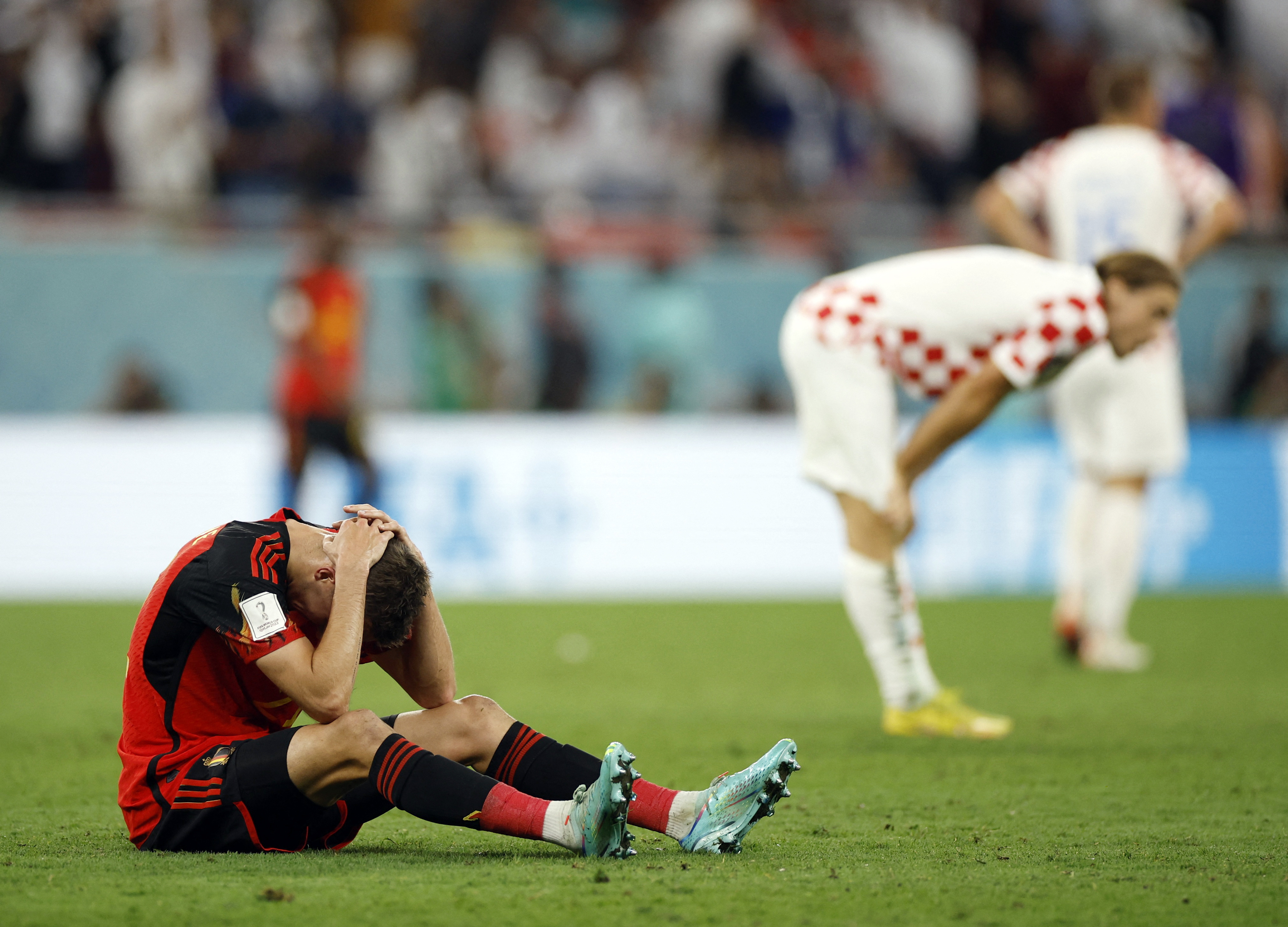Tras empate sin goles, Bélgica quedó eliminado del Mundial Qatar 2022. Croacia avanzó como segundo del grupo. REUTERS/John Sibley