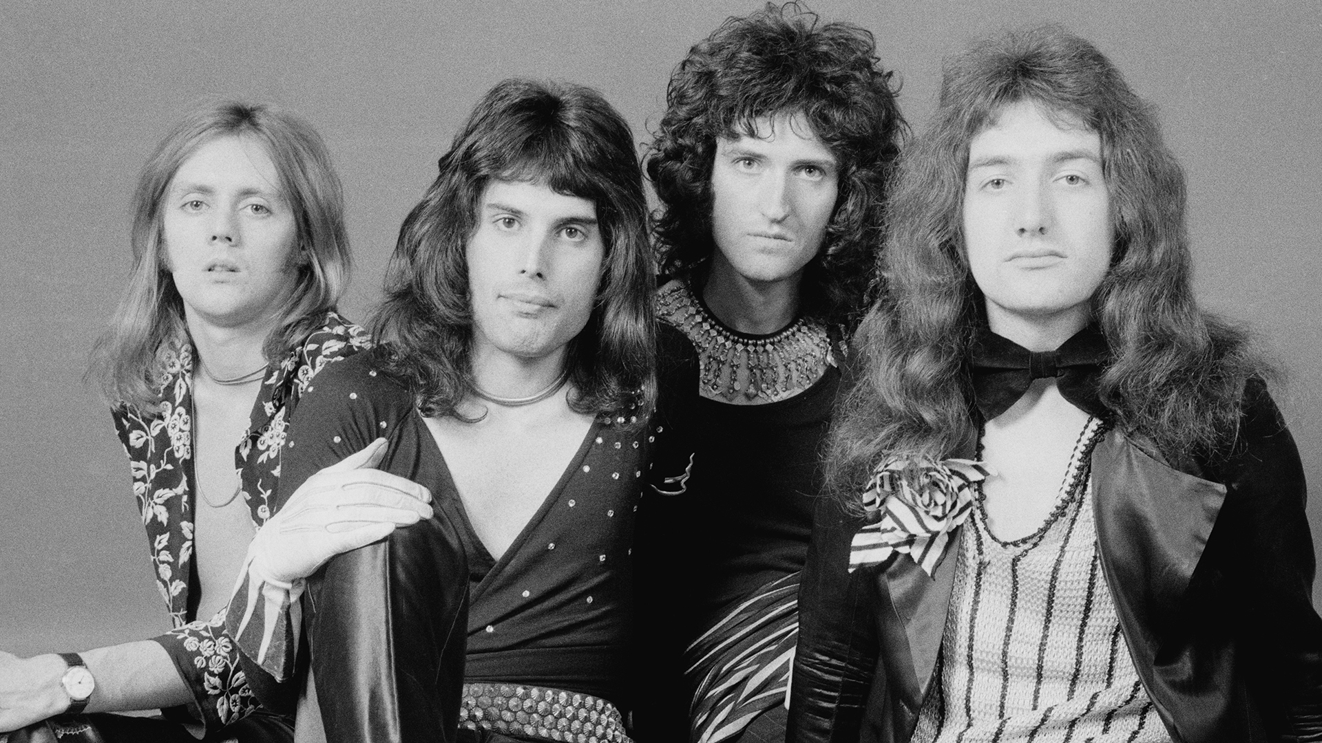 Queen en sus primeros años. La gran explosión de la banda llegaría con el álbum Una Noche en la Ópera (Photo by Michael Putland/Getty Images)