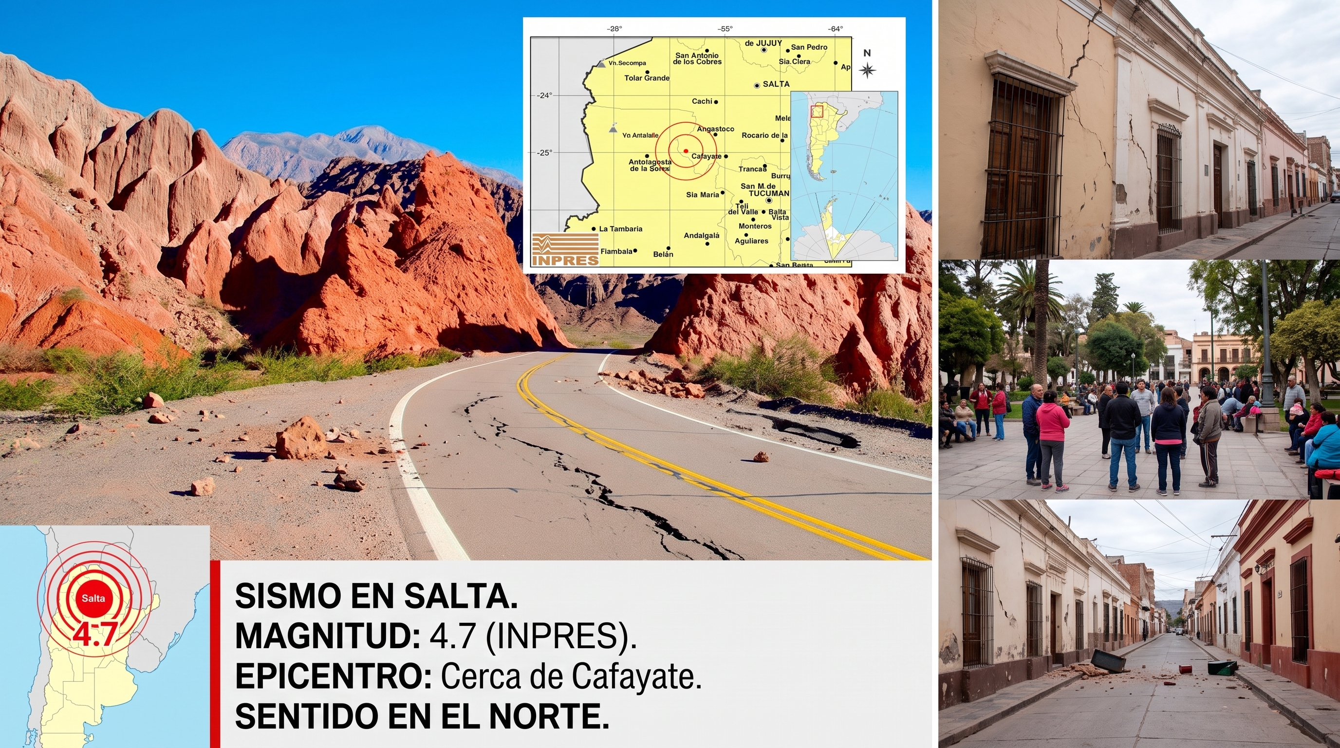 Salta registr&oacute; un sismo de 4,7 y el temblor se percibi&oacute; en varias ciudades del norte argentino