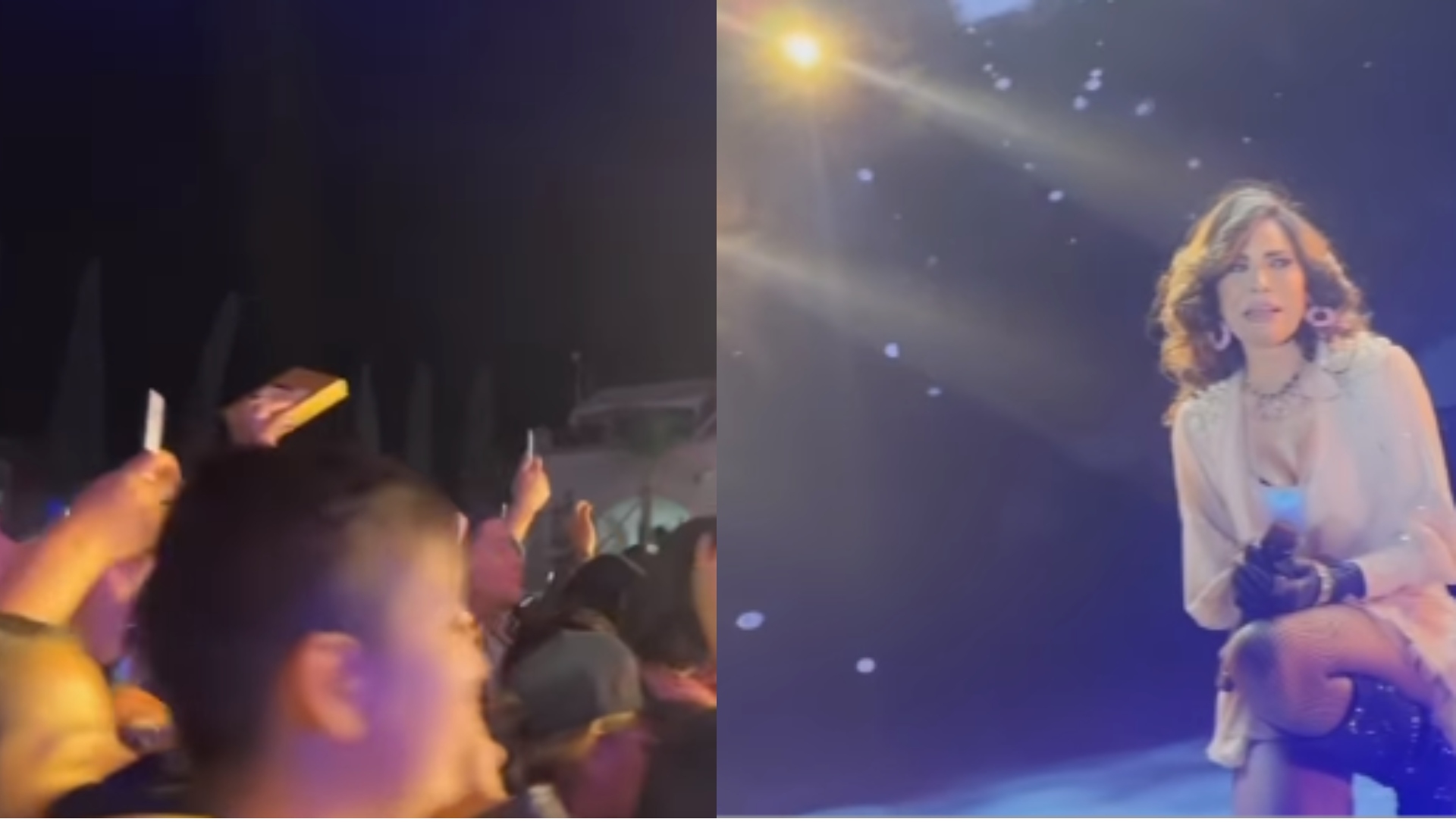 Gloria Trevi derramó lágrimas durante un concierto en Aguascalientes por demandas en EEUU  
