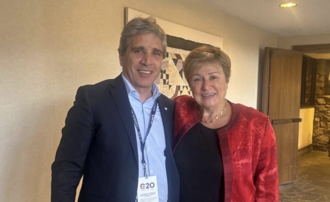 G20 de EEUU: antes de su encuentro con Scott Bessent, Caputo defendi&oacute; los resultados del Gobierno y dialog&oacute; con Georgieva