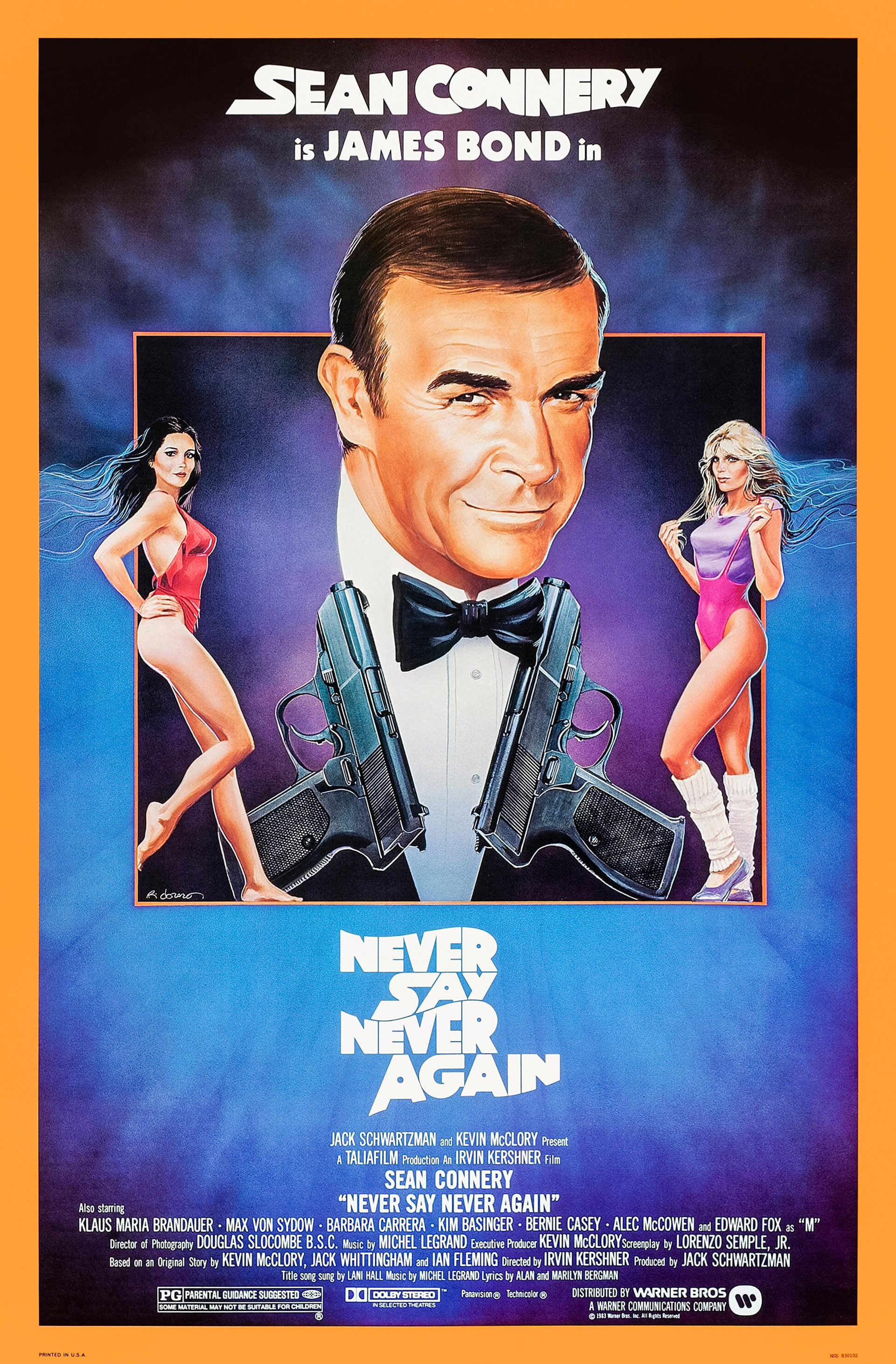 El afiche de "Nunca digas nunca jamás”