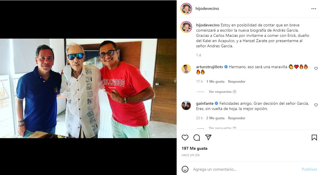 Víctor Hugo Sánchez es representante de varios artistas, además de periodista y columnista (Captura de pantalla: Instagram/@hijodevecino)