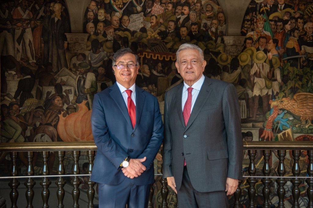 El presidente mexicano López Obrador descarta replicar "paz total" de Gustavo Petro en Colombia. Archivo.
