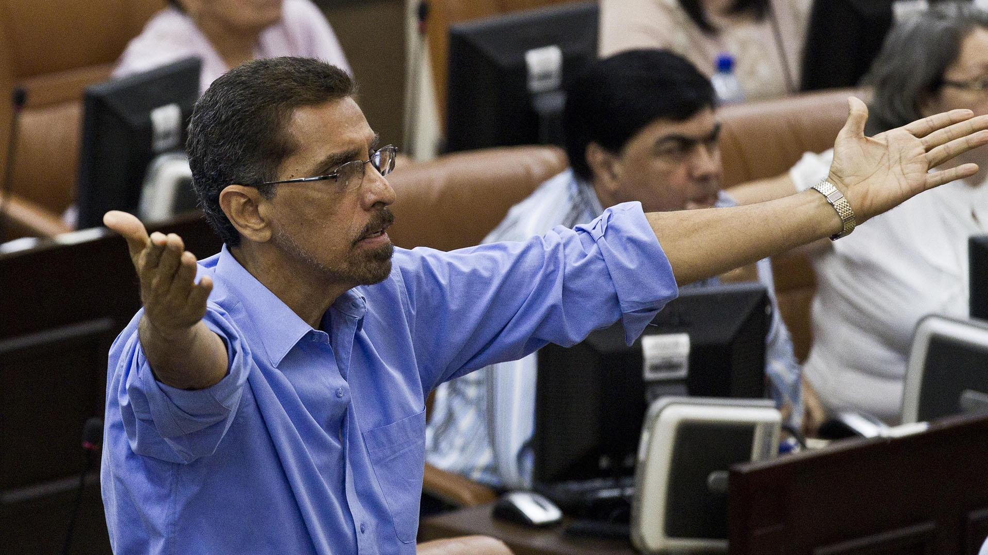 Victor Hugo Tinoco fue vicecanciller de Nicaragua y embajador en la ONU (AP/Esteban Felix)