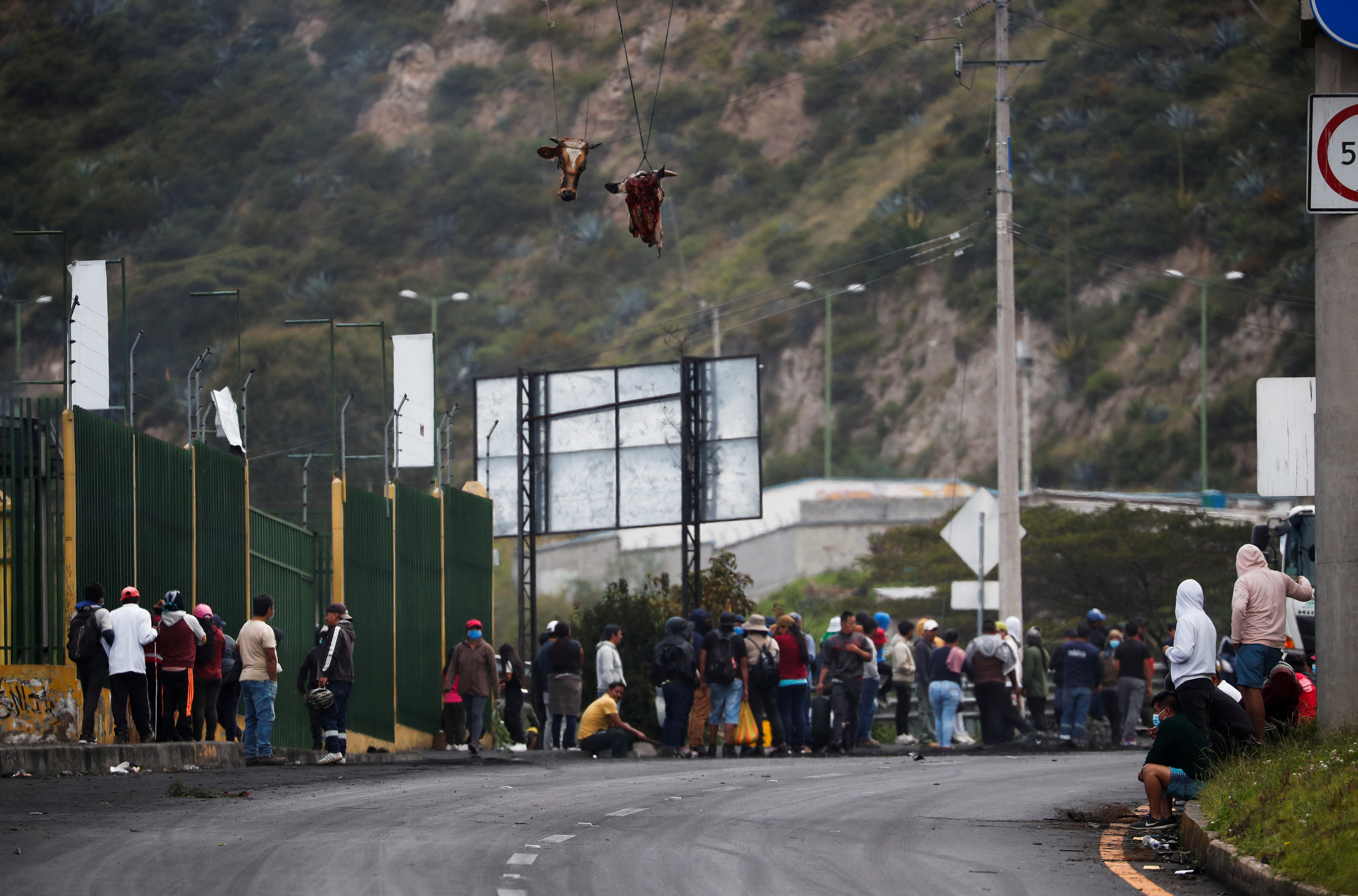Protestas en Ecuador contra el gobierno de Guillermo Lasso (REUTERS/Adriano Machado)