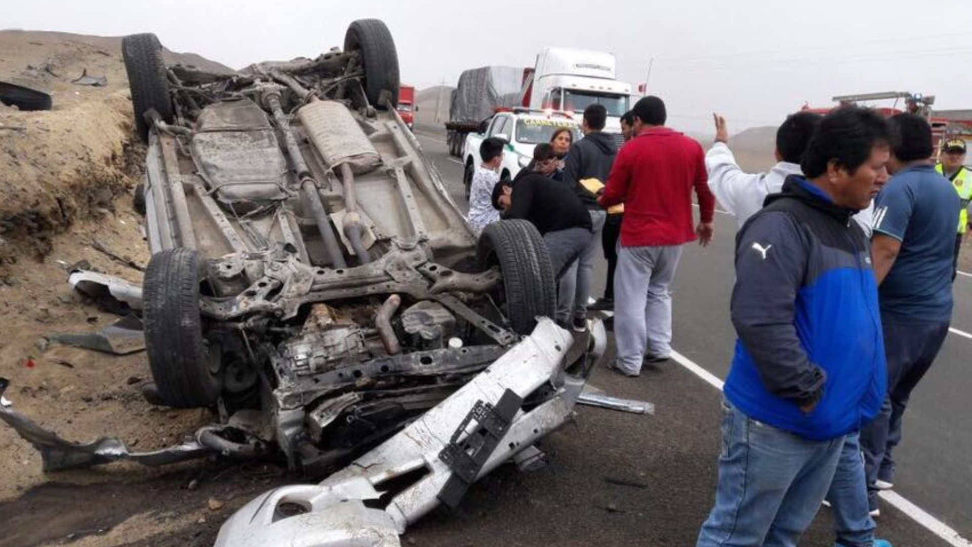 Accidentes de tránsito.
Foto referencial: Andina