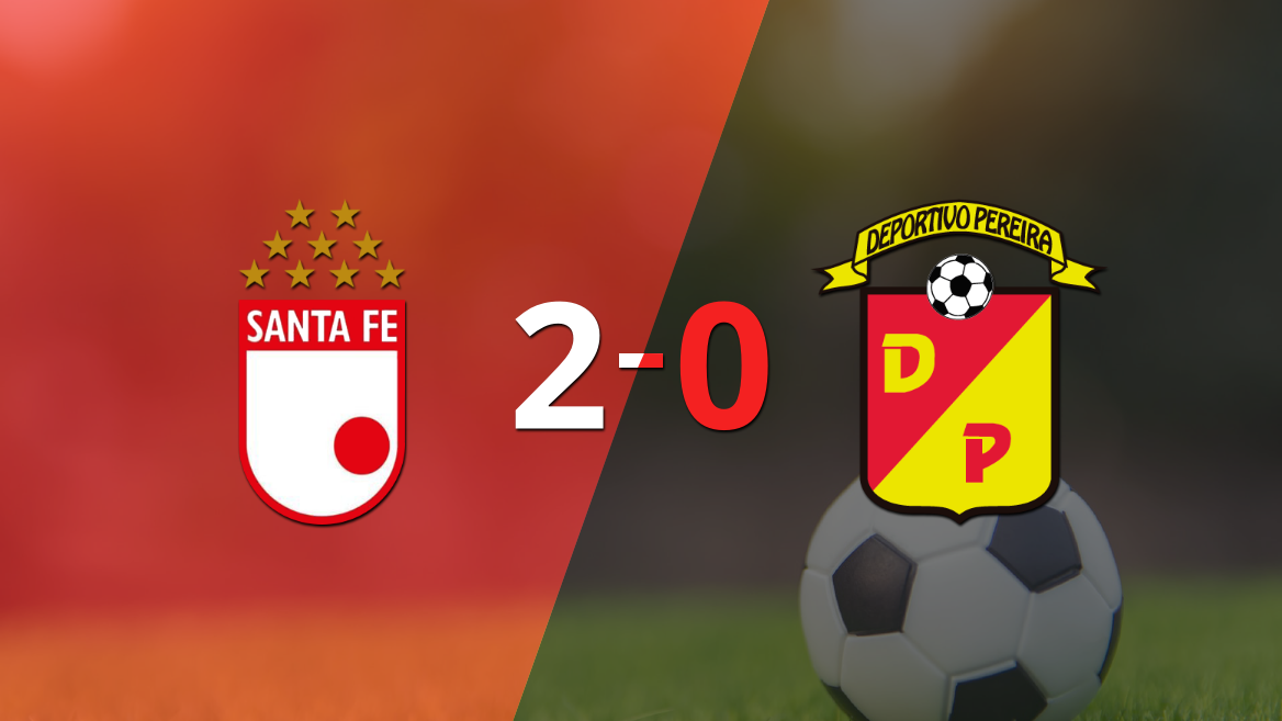 Sólido triunfo de Santa Fe por 2-0 frente a Pereira