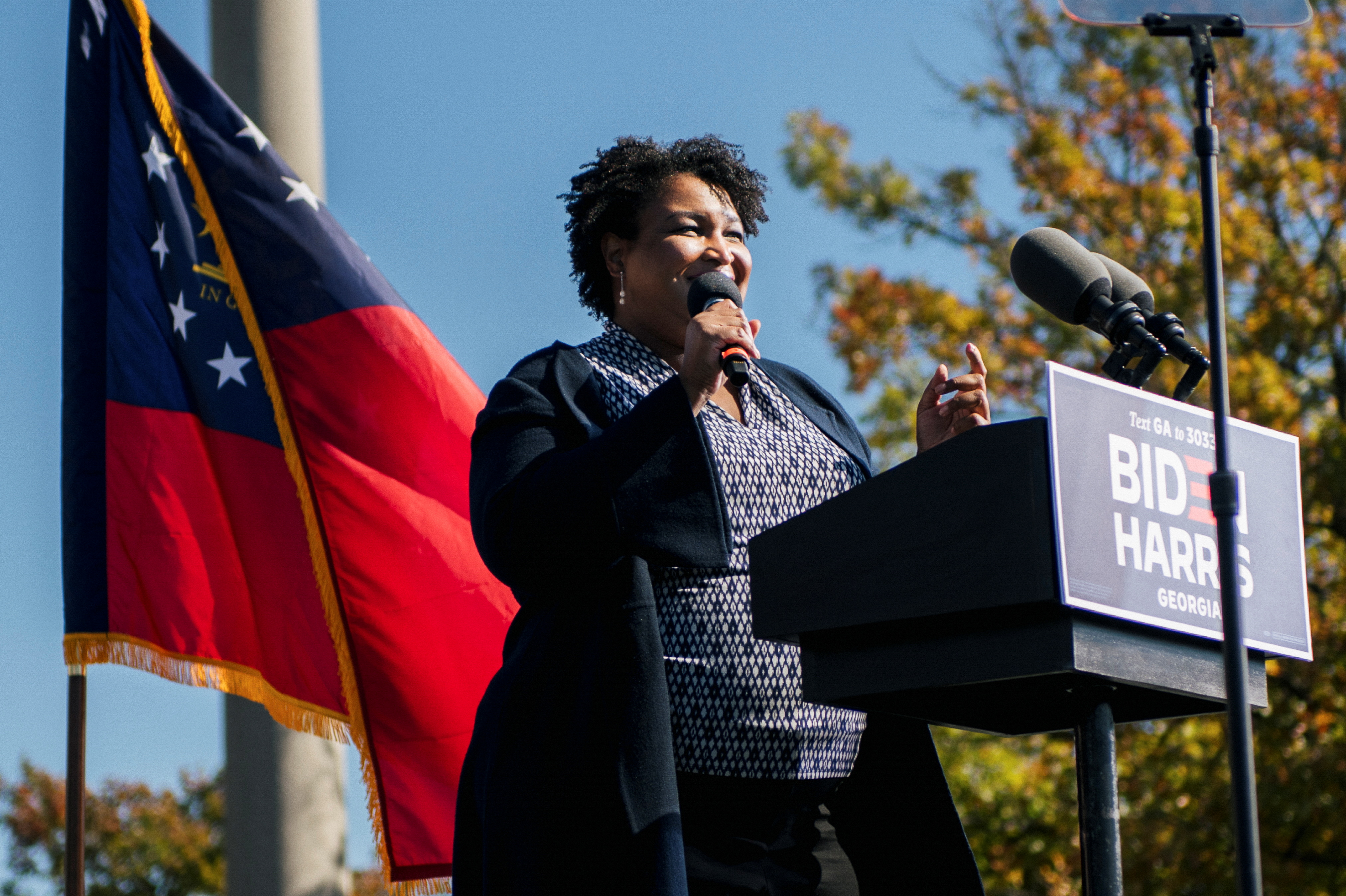 Stacey Abrams. REUTERS/Brandon Bell
