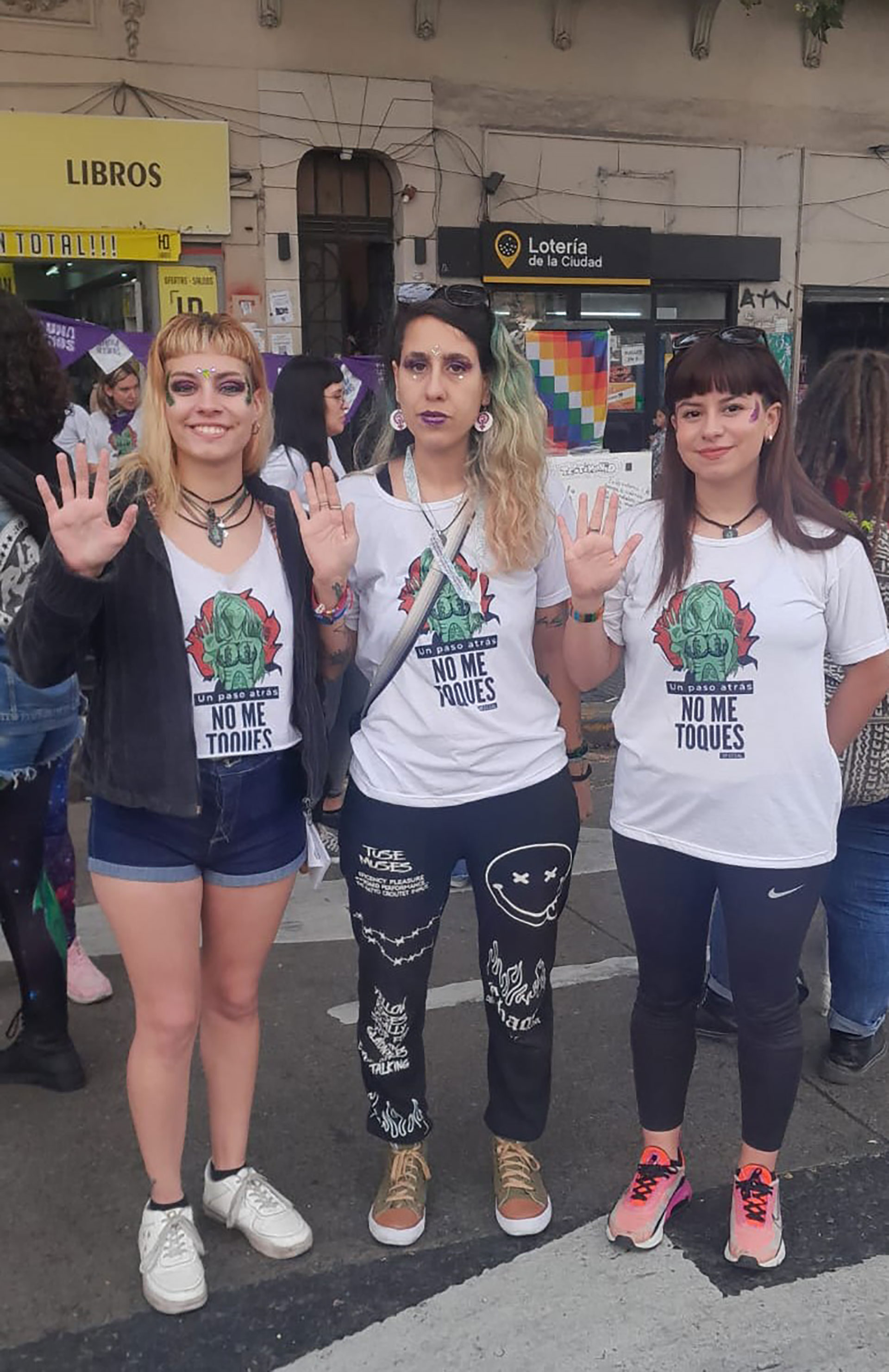 Ornella, Eva y Dalila (de No me toques)