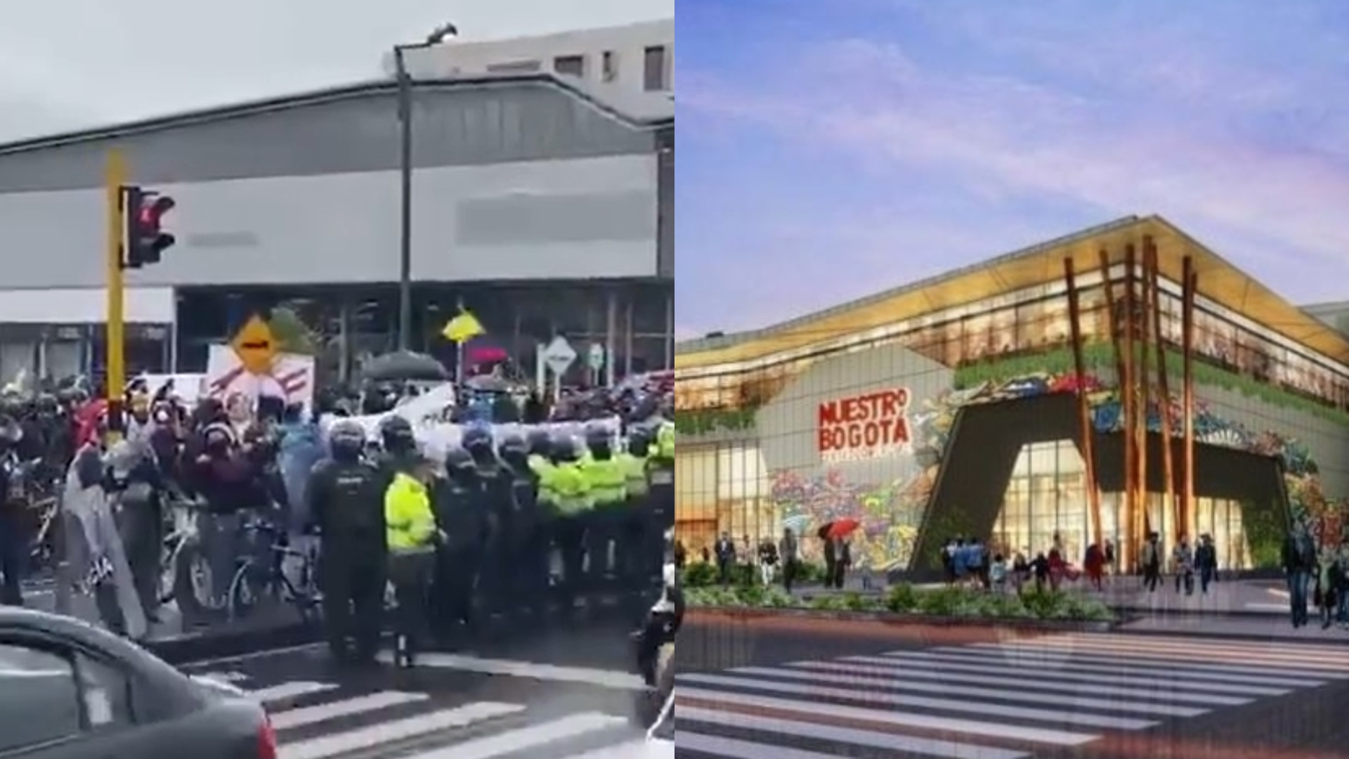 De quién es y cuánto costó el nuevo centro comercial de los hijos de Uribe que se convirtió en centro de las protestas en Bogotá