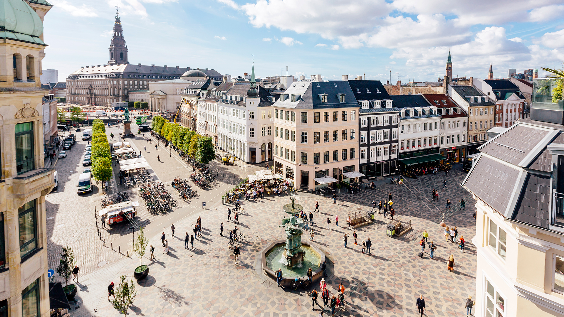 En Copenhague la inflación estuvo cerca del 9% en julio y hay preocupación ya que esto no ha sucedido en varias décadas.  El gobierno danés ha puesto un tope a los precios de alquiler (Getty Images)