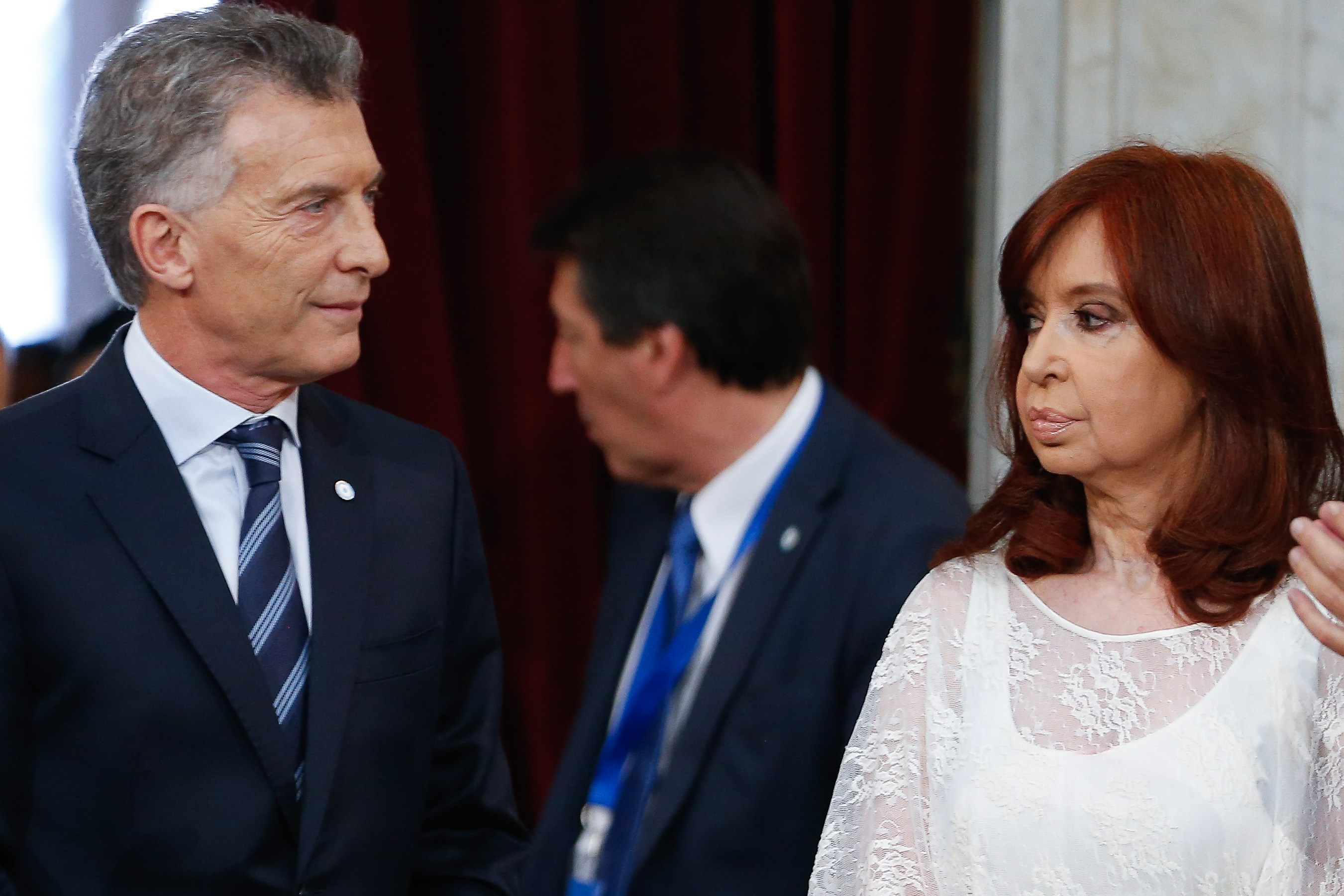 Cristina Kirchner y Mauricio Macri, protagonistas excluyentes de la polÃ­tica argentina. (EFE)