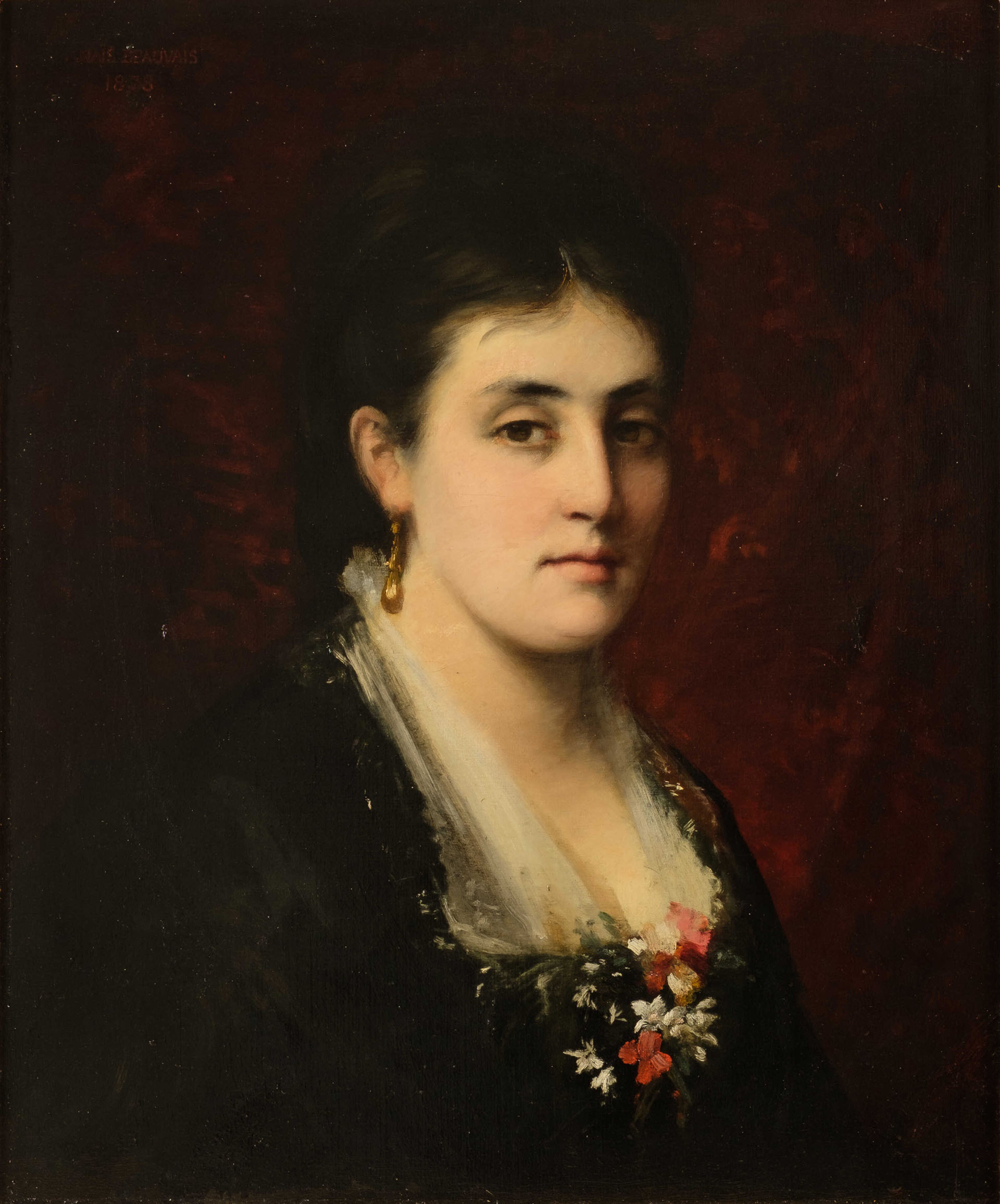 Jeanne Weil, la madre de Proust, en 1880, pintada por Beauvais. Retrato hallado en la colección del Museo Marcel Proust. (Fine Art Images/Heritage Images vía Getty Images)