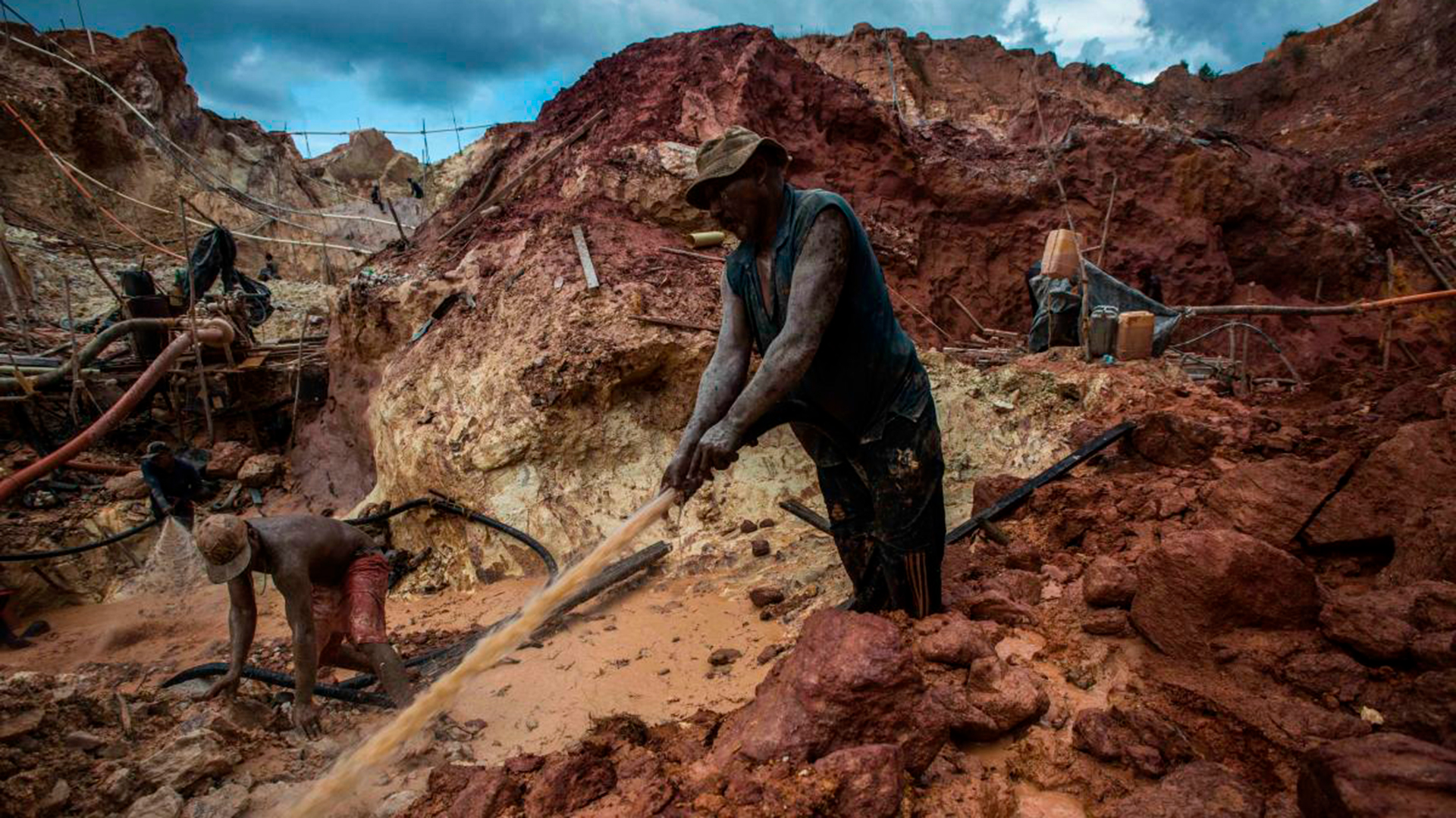 Minas de oro ilegales en Venezuela (Archivo)