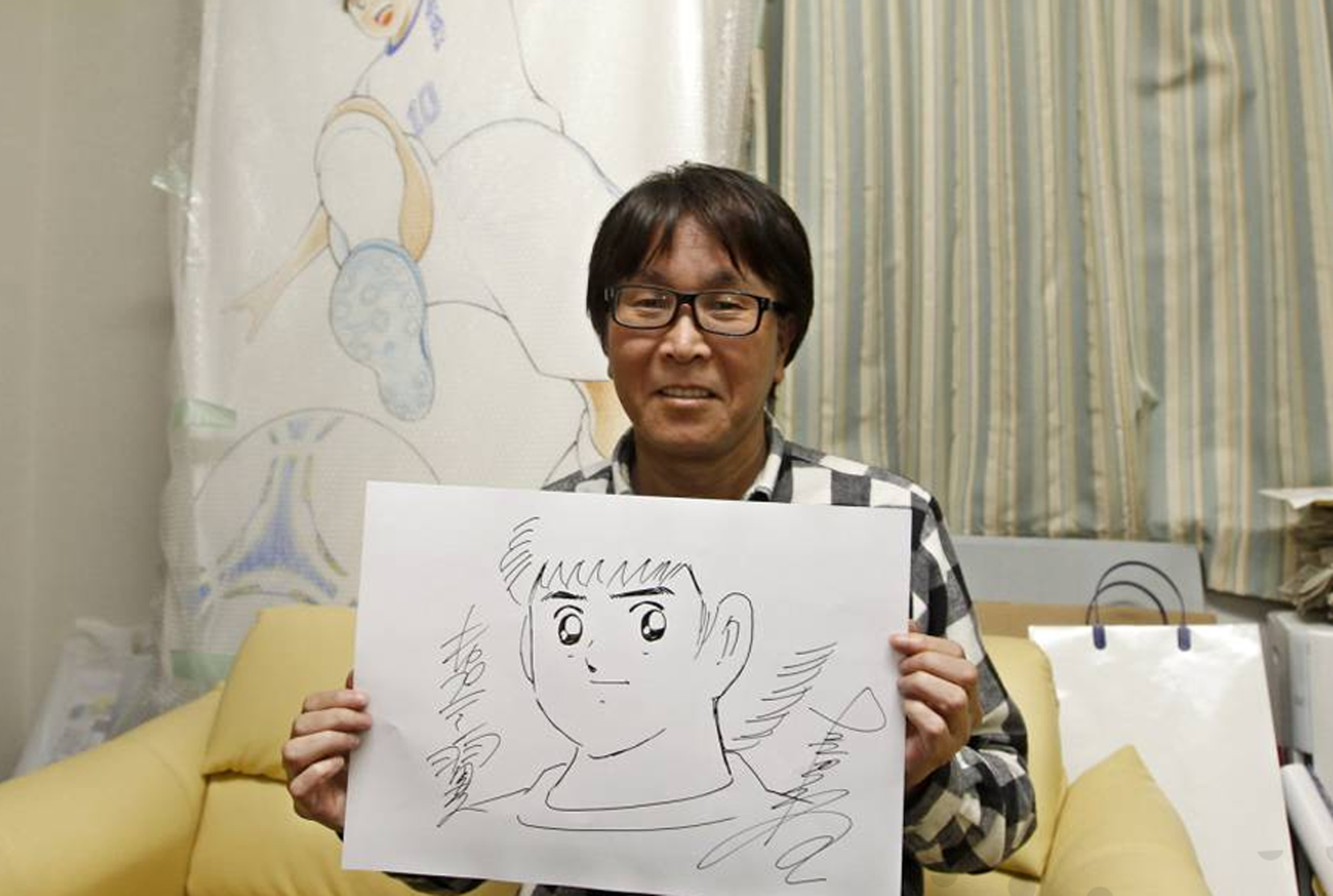 Yoichi Takahashi tiene 62 años y es el creador de Supercampeones