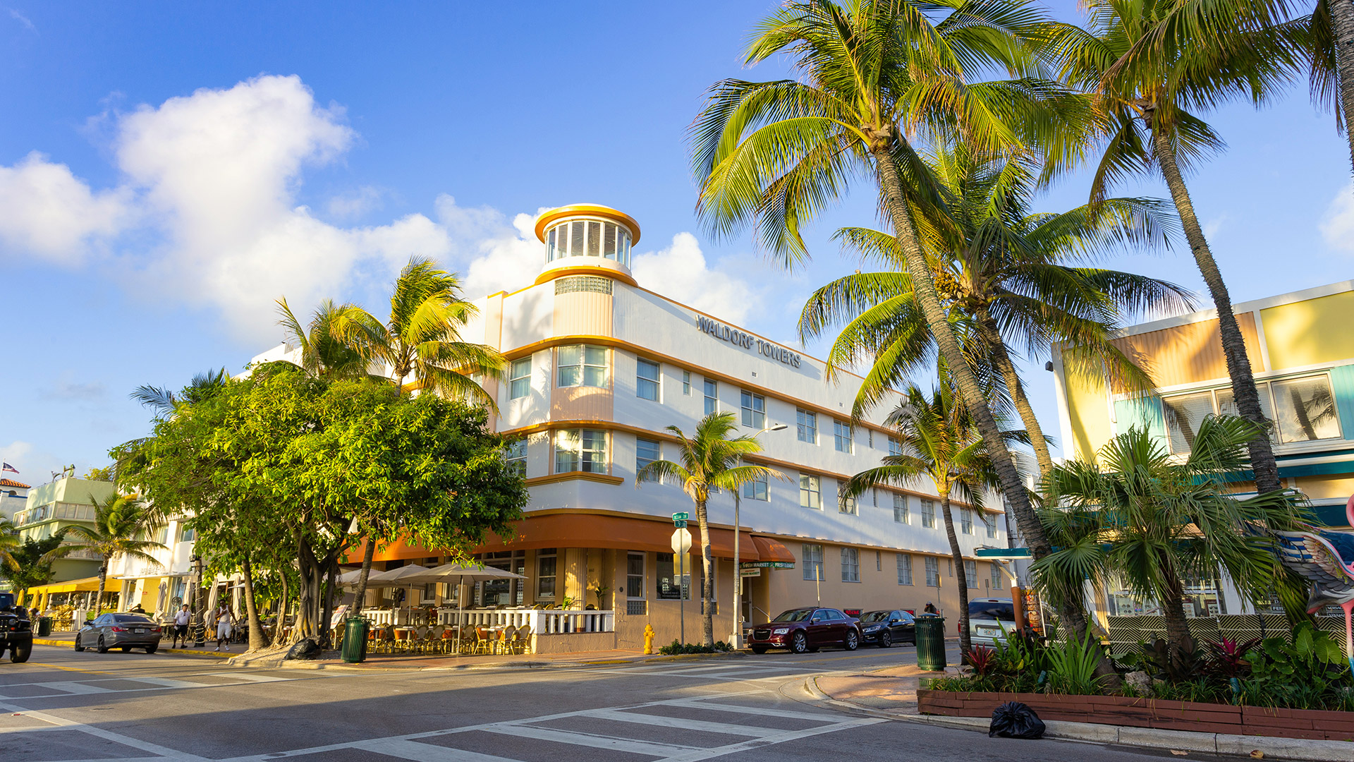 Ocean Drive, lugar emblemático de Miami