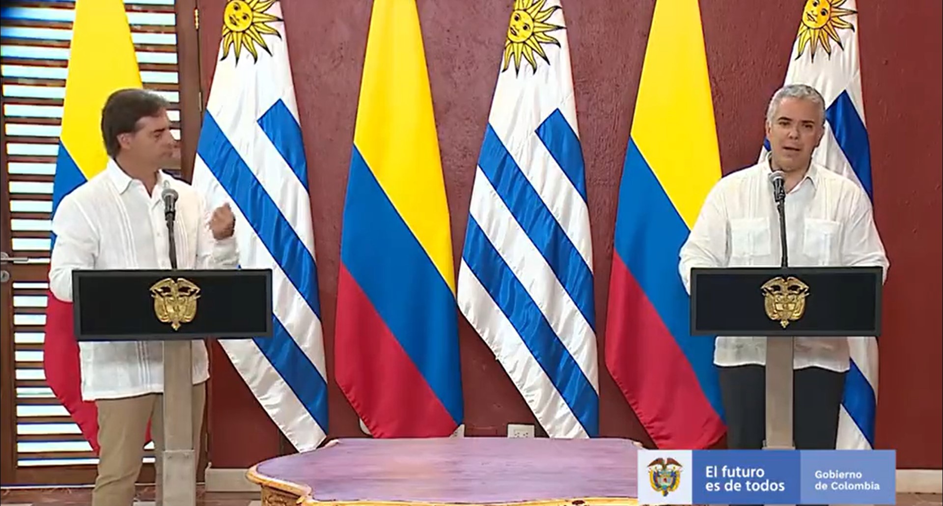 Presidentes de Colombia y Uruguay firman tratado de extradición para combatir el crimen transnacional