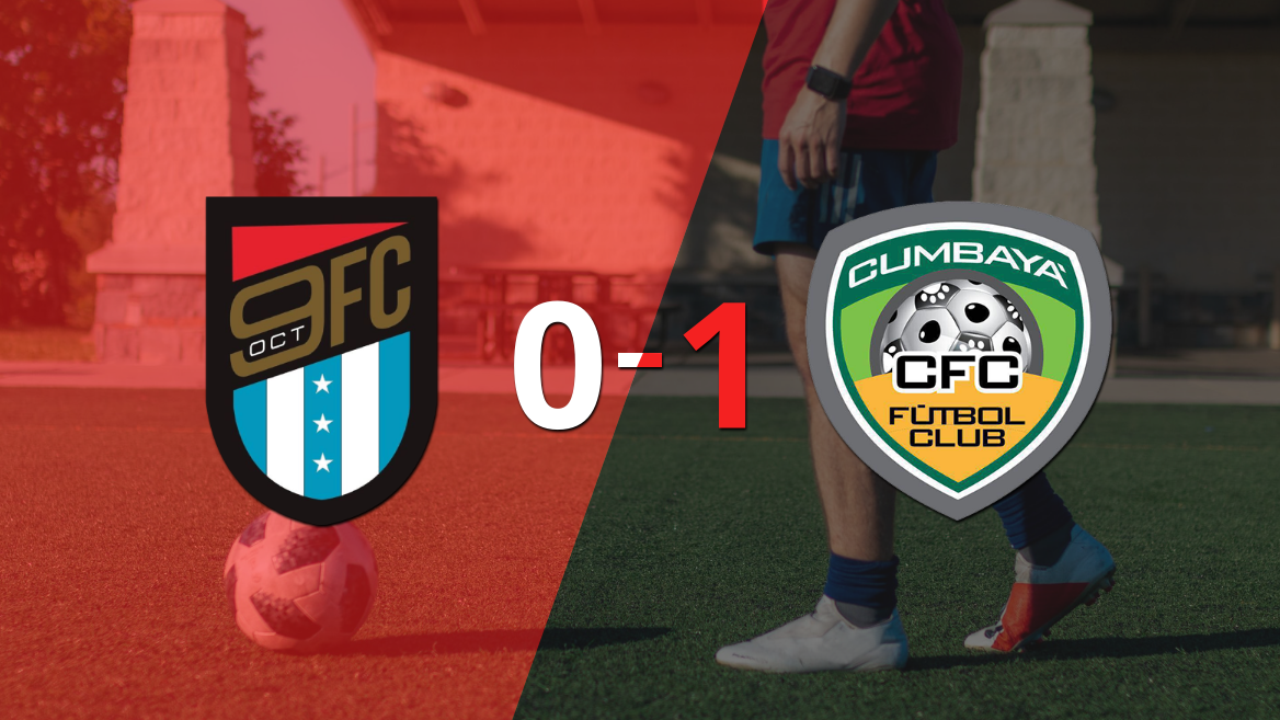 Cumbayá FC se quedó con el triunfo en una difícil visita a 9 de octubre