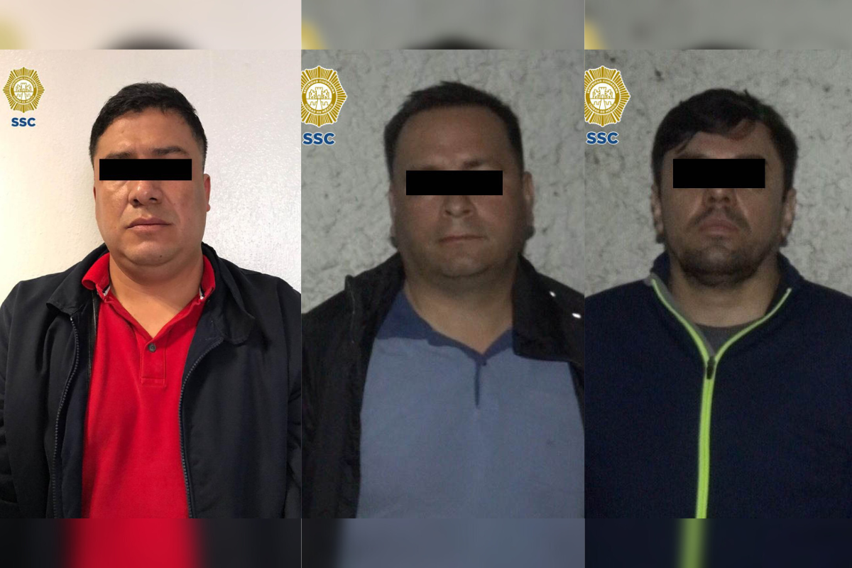 En un primer momento se logró la detención de tres sujetos en la alcaldía Coyoacán (Foto: SSC CDMX)