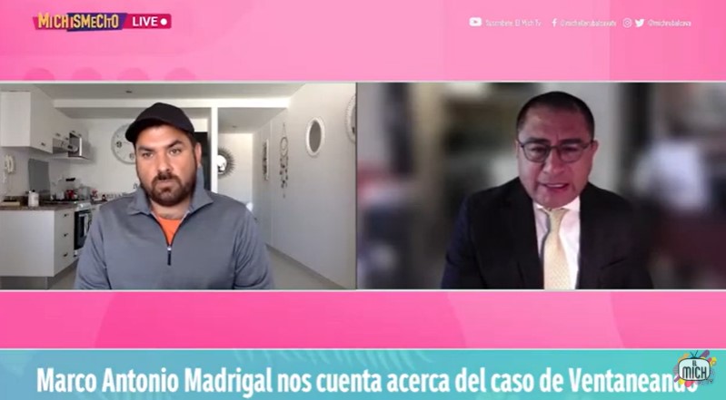 El licenciado Marco Antonio Madrigal criticó que en 'Ventaneando' pretendan darle un uso "erróneo" a la libertad de expresión (Foto: Captura de pantalla)