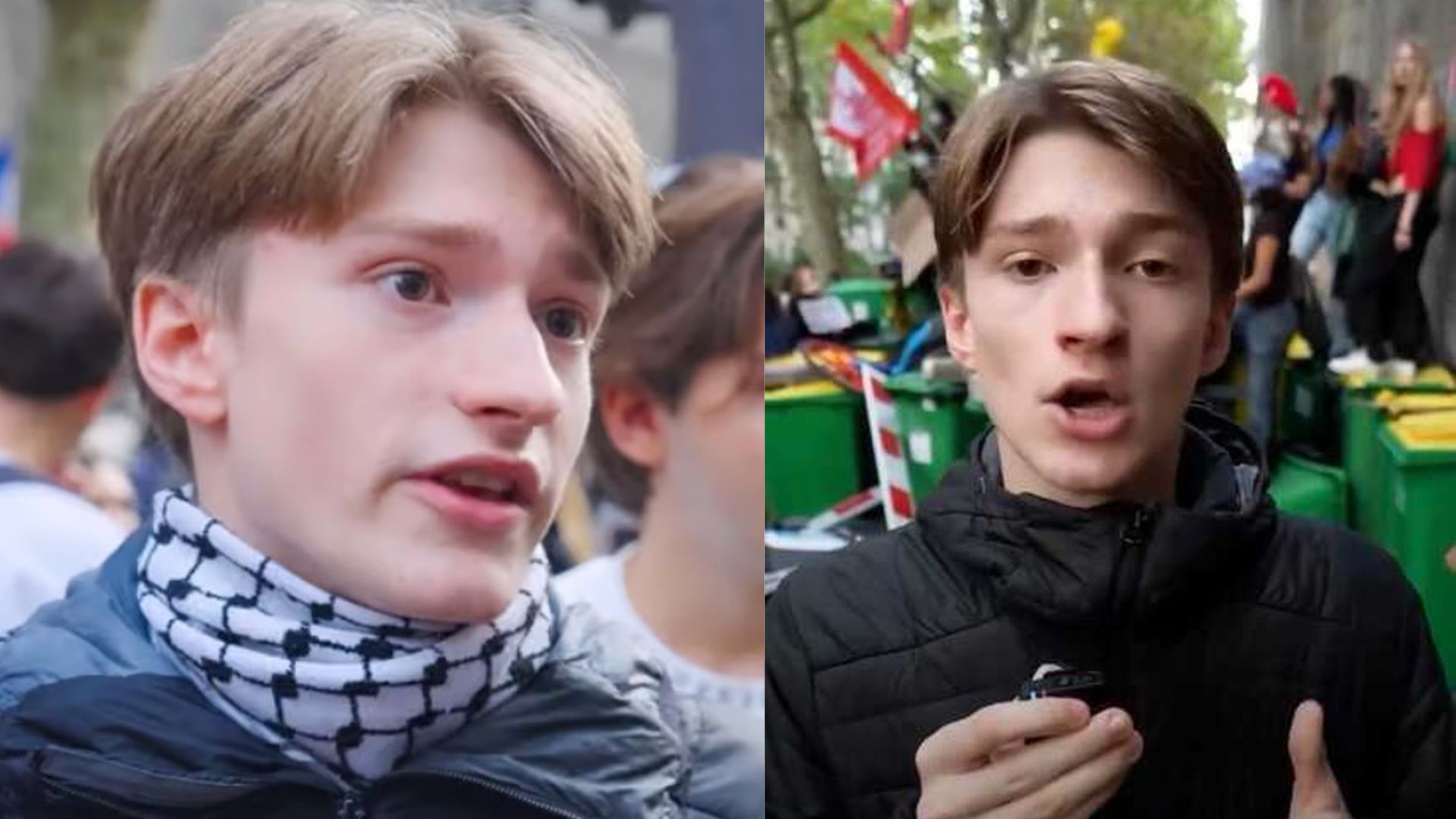 Qui&eacute;n es Elwan Beno?t, el estudiante de 17 a&ntilde;os que se convirti&oacute; en uno de los rostros de las protestas en Francia