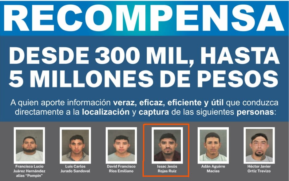 El nombre del sujeto recapturado es Isaac Jesús Rojas Ruiz (FGE)