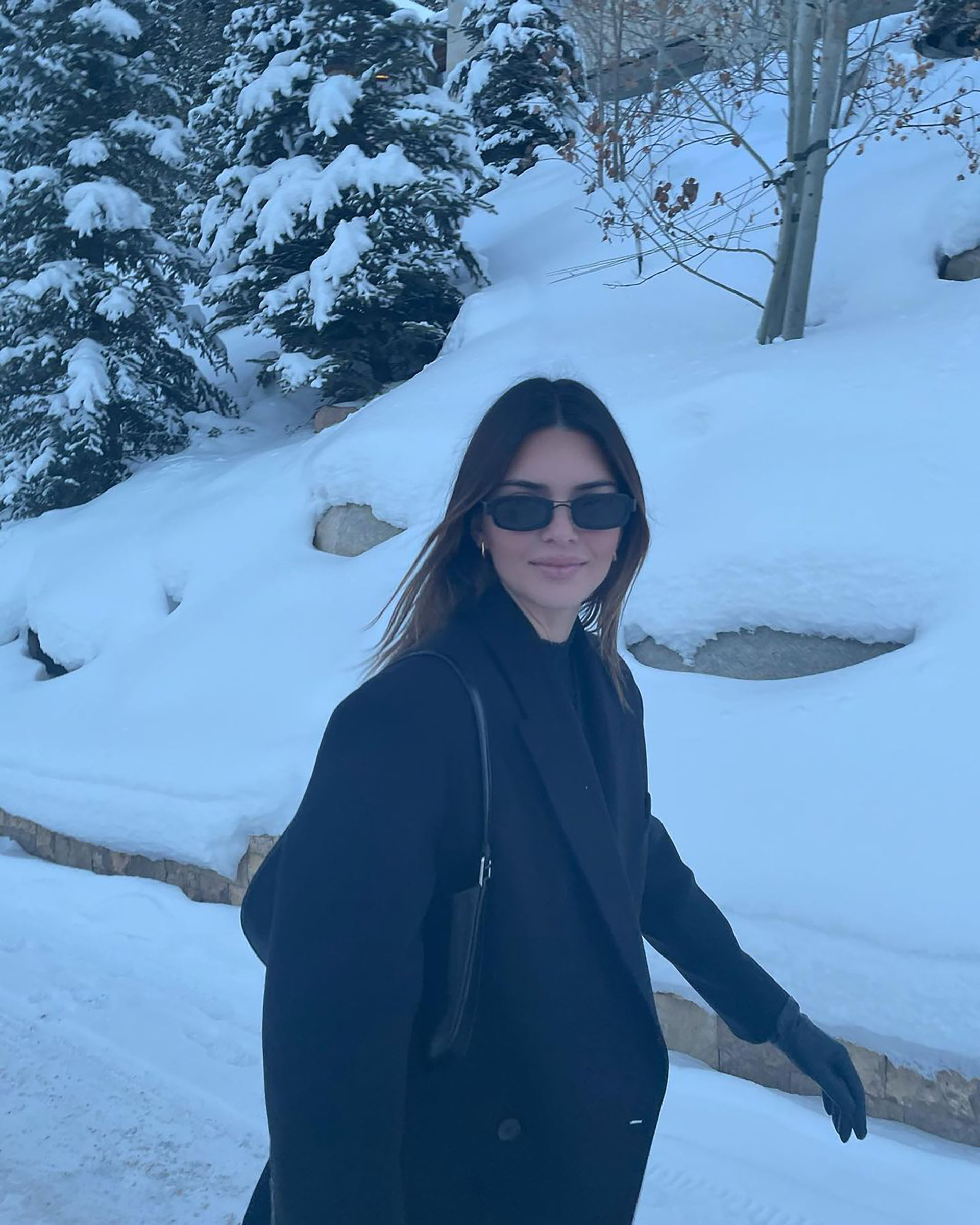 Kendall Jenner en sus vacaciones familiares en la nieve (@kendalljenner)