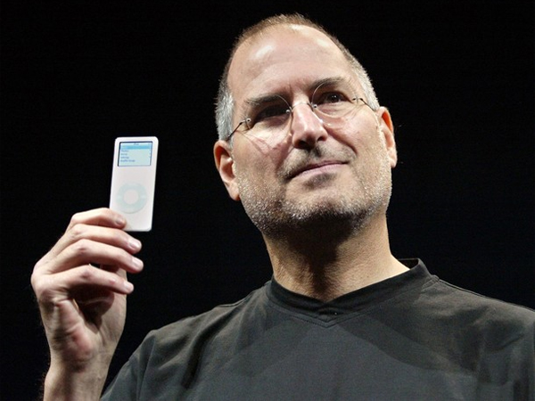 Steve Jobs at the iPod presentation (Reuters)