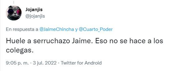 Usuarios reaccionan a aparición de Jaime Chincha en Cuarto Poder.