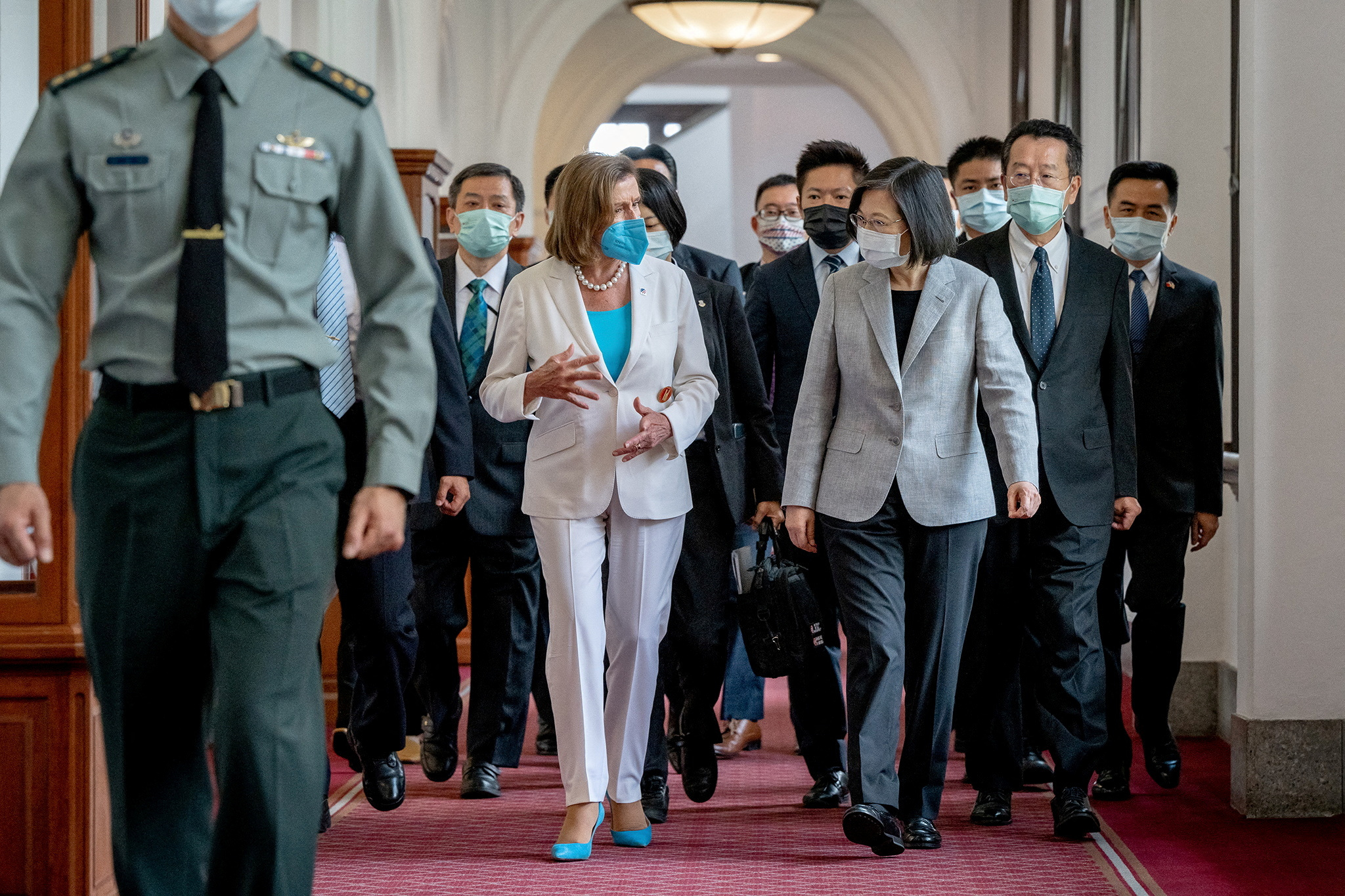 Tras visitar la isla, Nancy Pelosi dijo que EEUU no permitirá a China aislar a Taiwán