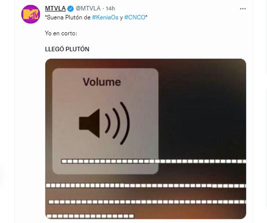 La aclamada colaboración entre Kenia Os y CNCO llegó a plataformas musicales de streaming, por lo que internautas no tardaron en reaccionar con memes (Fotos: Captura de pantalla Twitter)