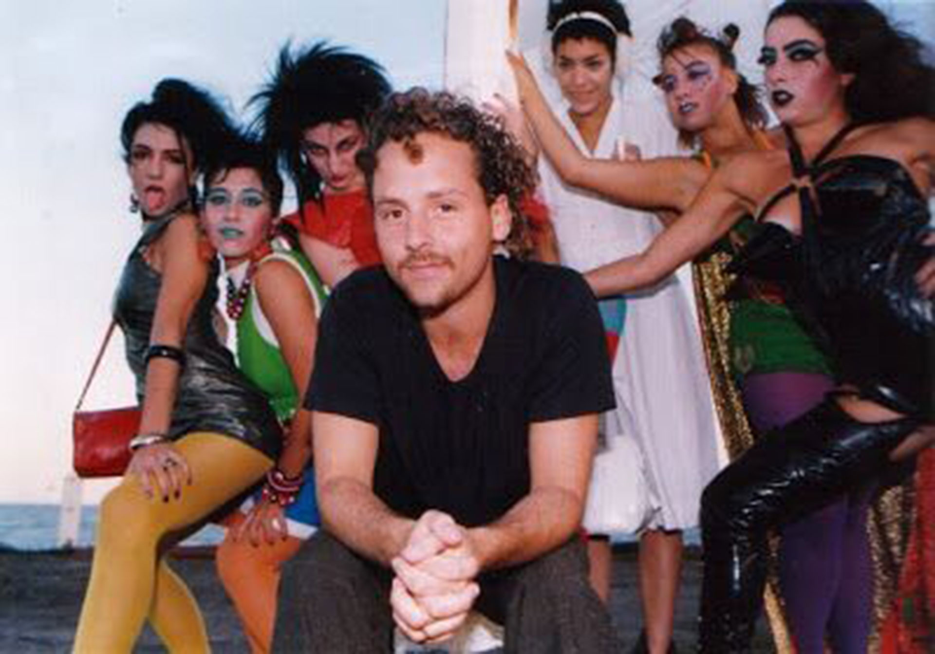 José María Muscari a mediados de los 90, con uno de sus primeros elencos