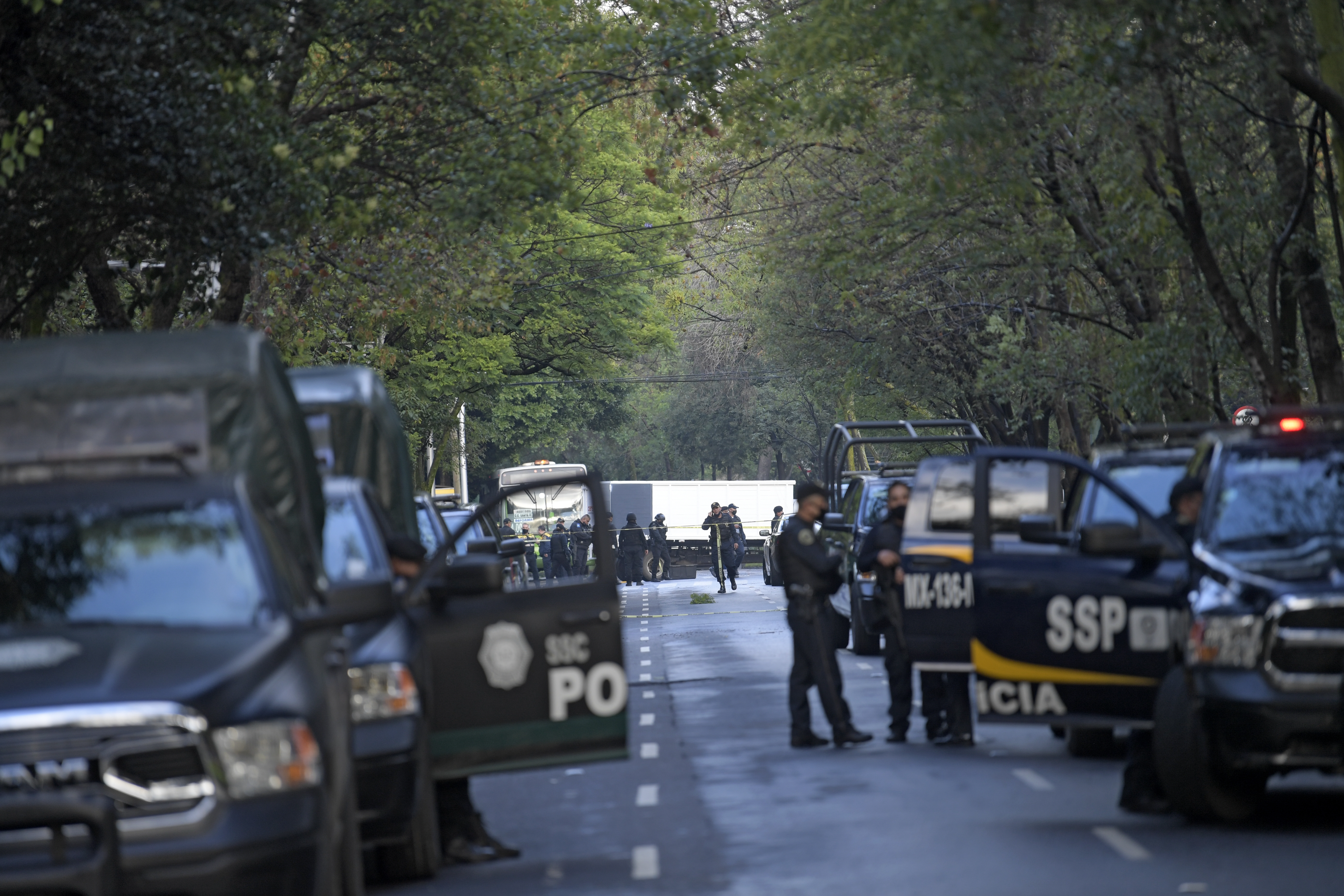  El atentado que sufrió Omar García Harfuch en la CDMX (Photo by PEDRO PARDO / AFP)